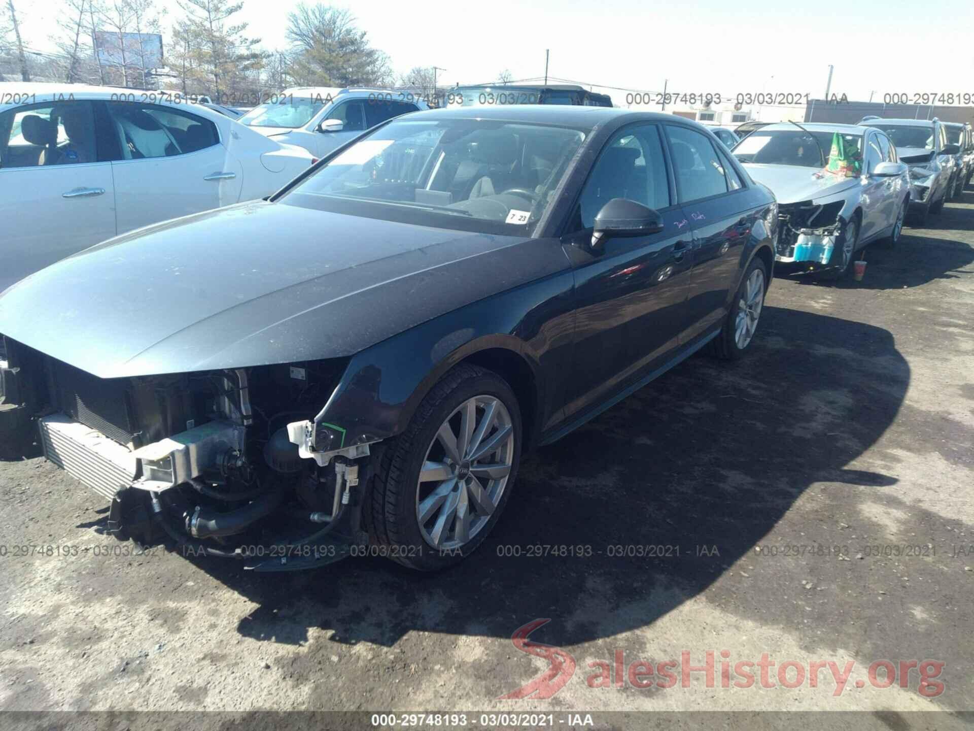 WAUDNAF44JN016352 2018 AUDI A4