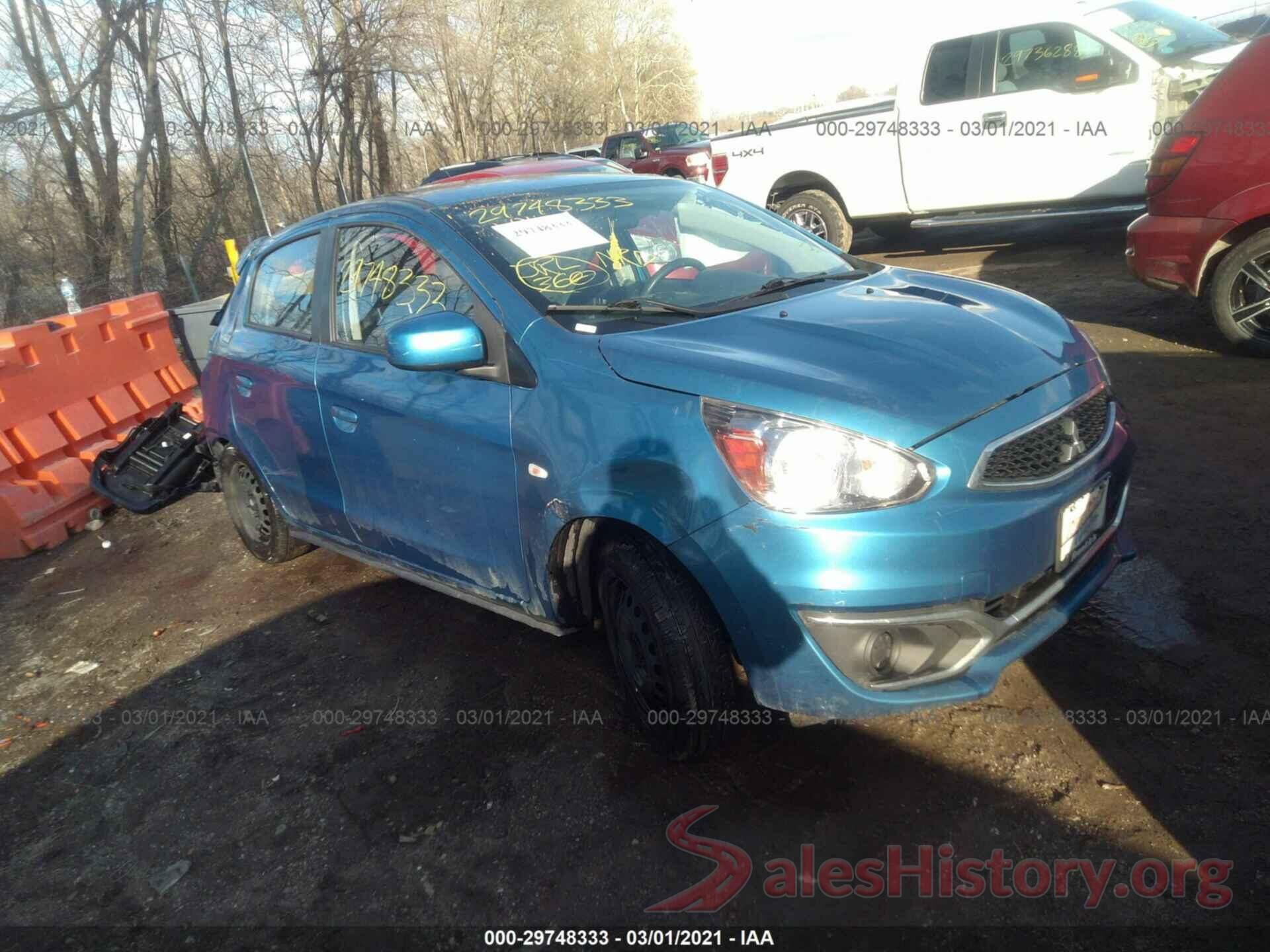 ML32A3HJ3HH007058 2017 MITSUBISHI MIRAGE