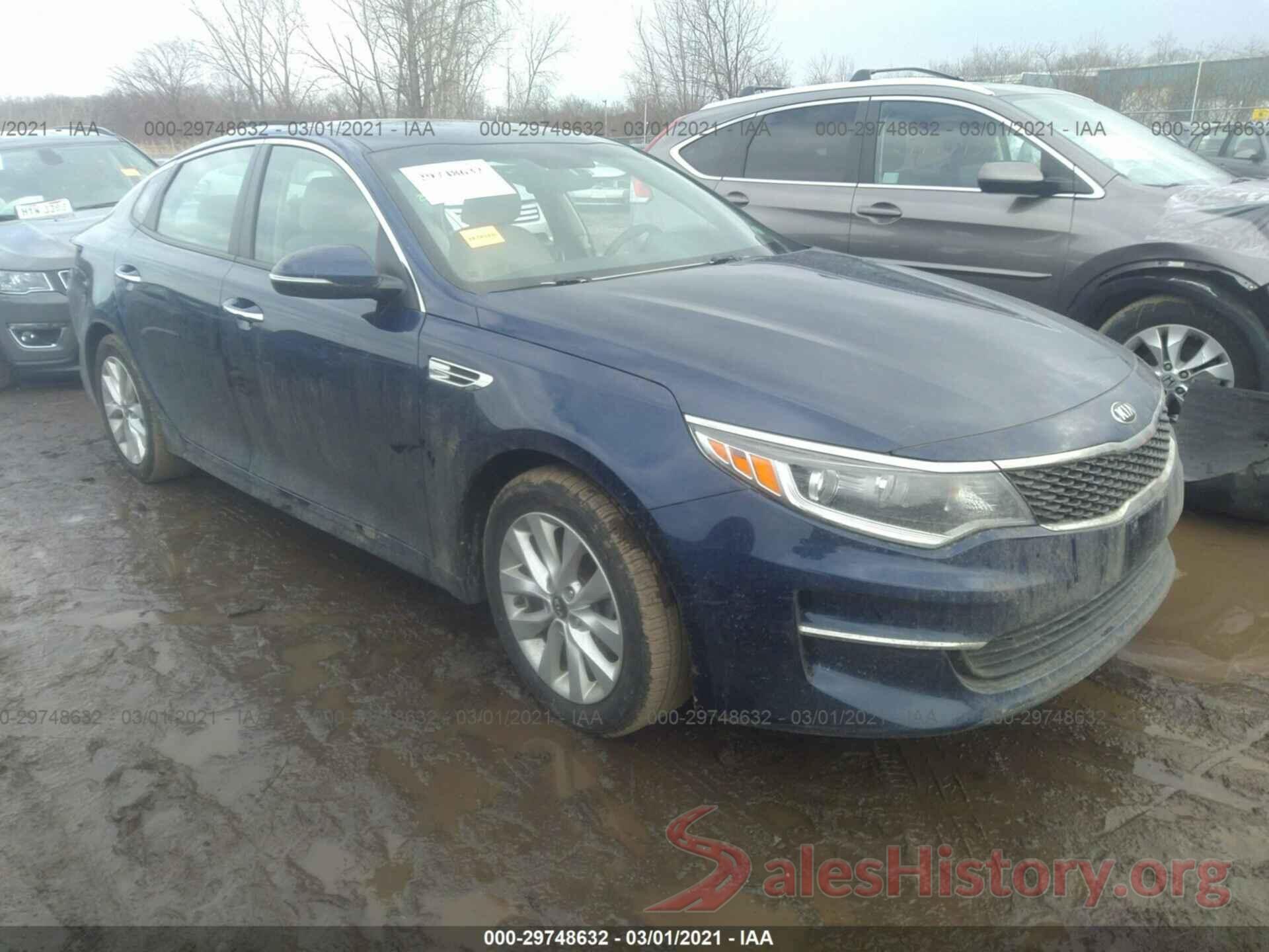 5XXGT4L3XGG070536 2016 KIA OPTIMA