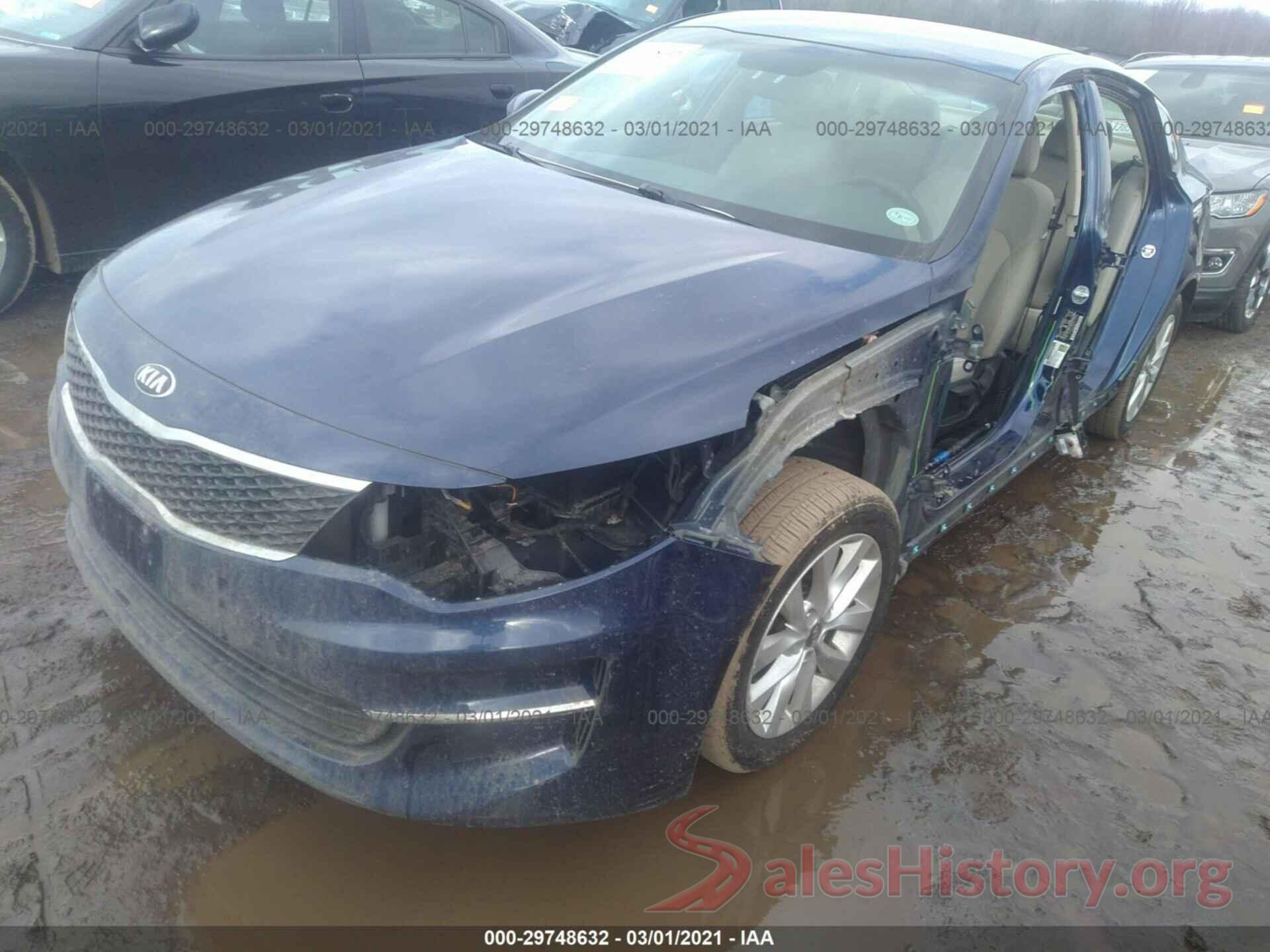 5XXGT4L3XGG070536 2016 KIA OPTIMA