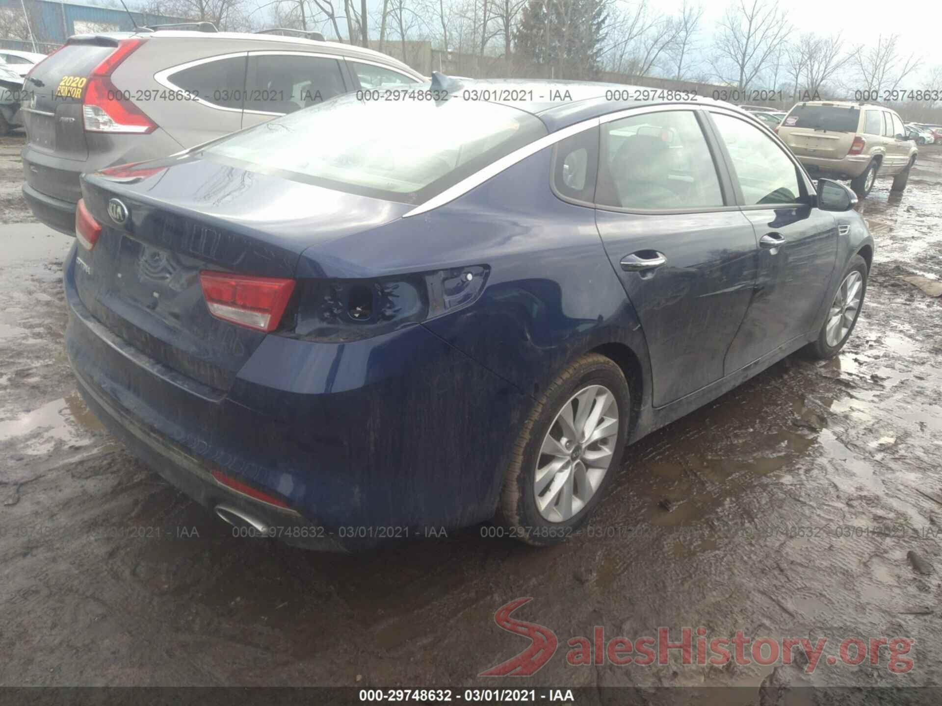 5XXGT4L3XGG070536 2016 KIA OPTIMA