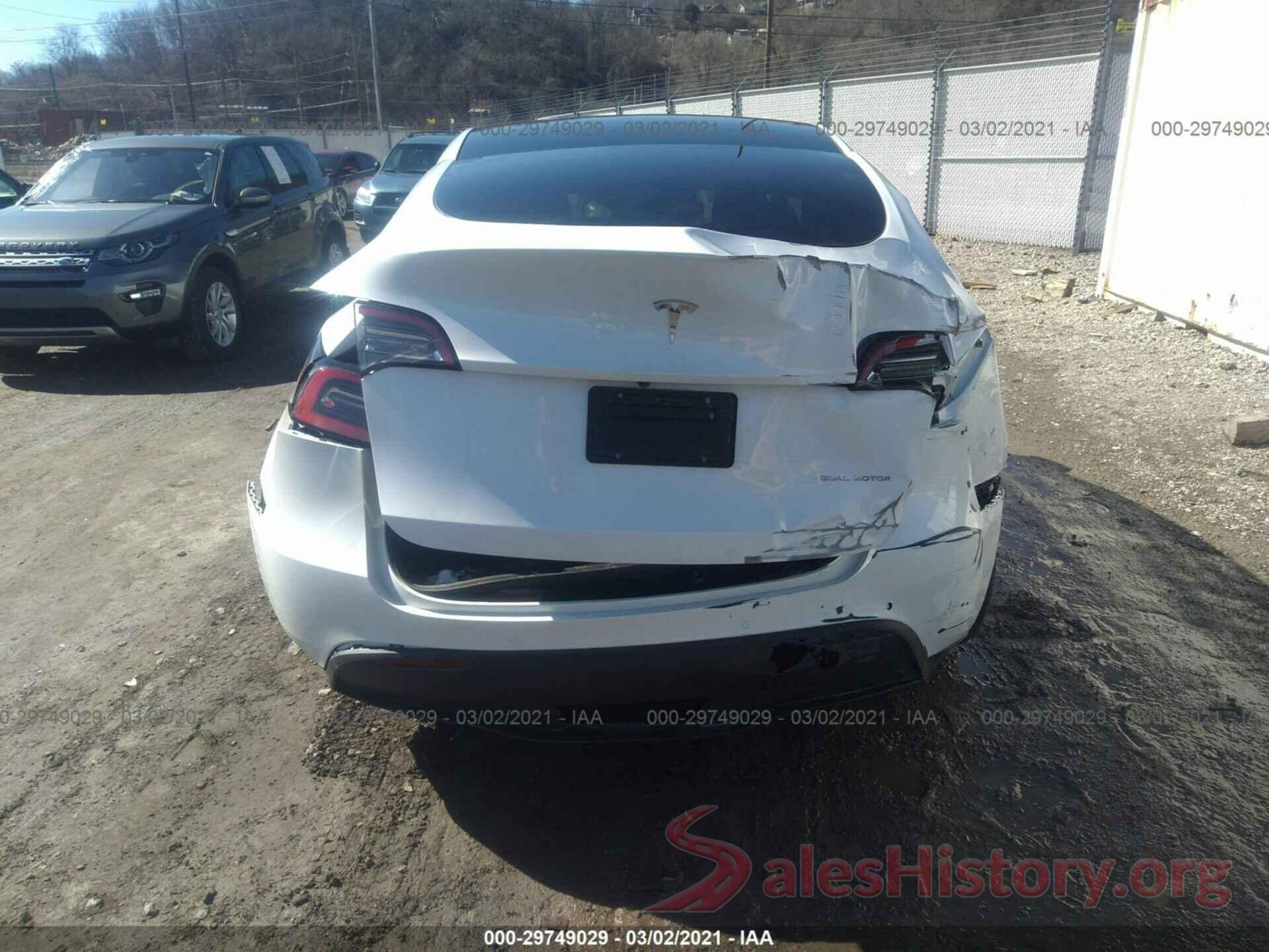 5YJYGDEE4MF071994 2021 TESLA MODEL Y