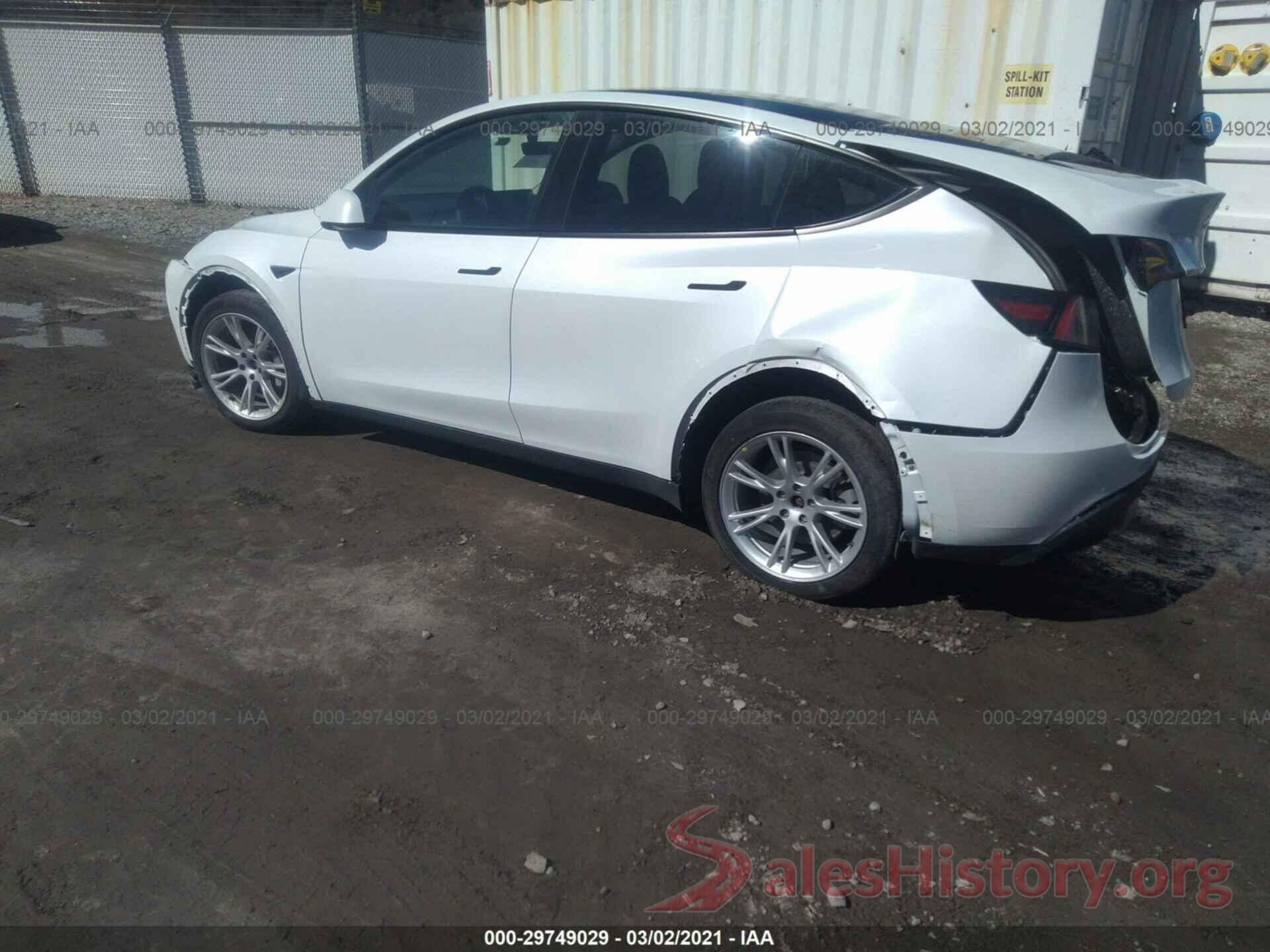 5YJYGDEE4MF071994 2021 TESLA MODEL Y