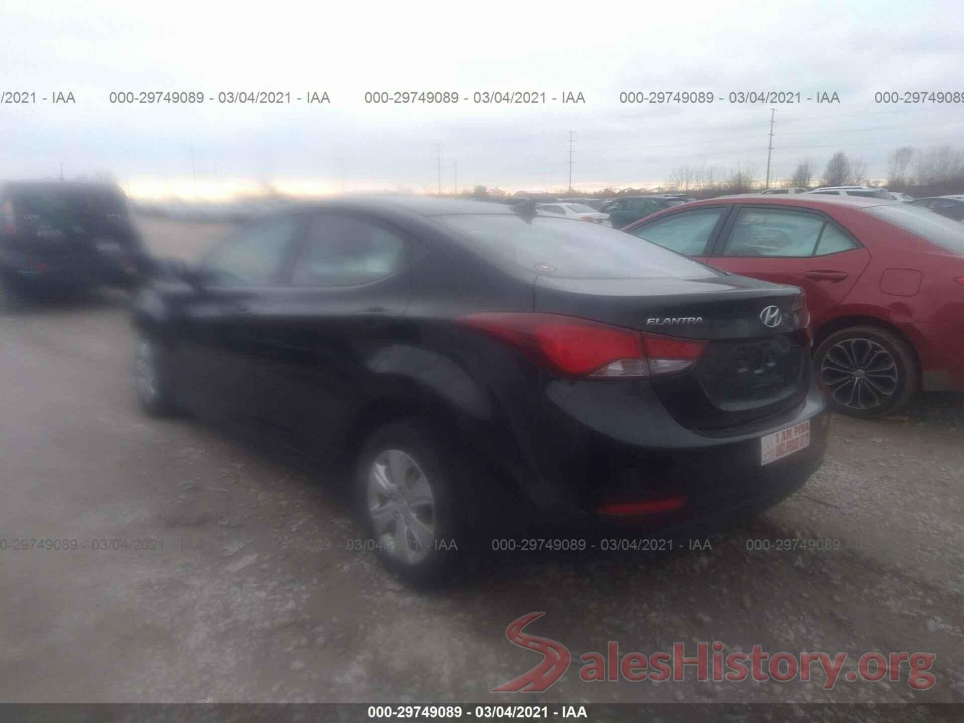 KMHDH4AE2GU479449 2016 HYUNDAI ELANTRA