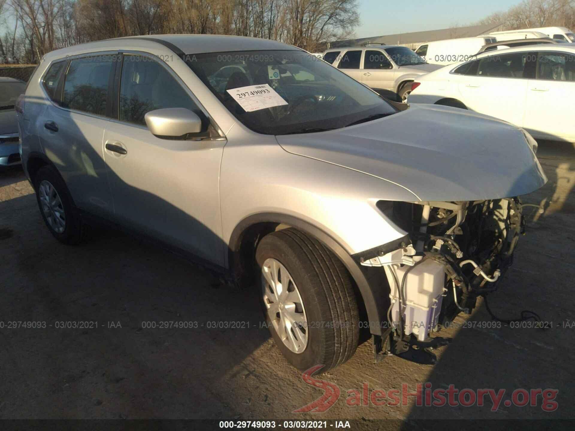 5N1AT2MT1GC756405 2016 NISSAN ROGUE