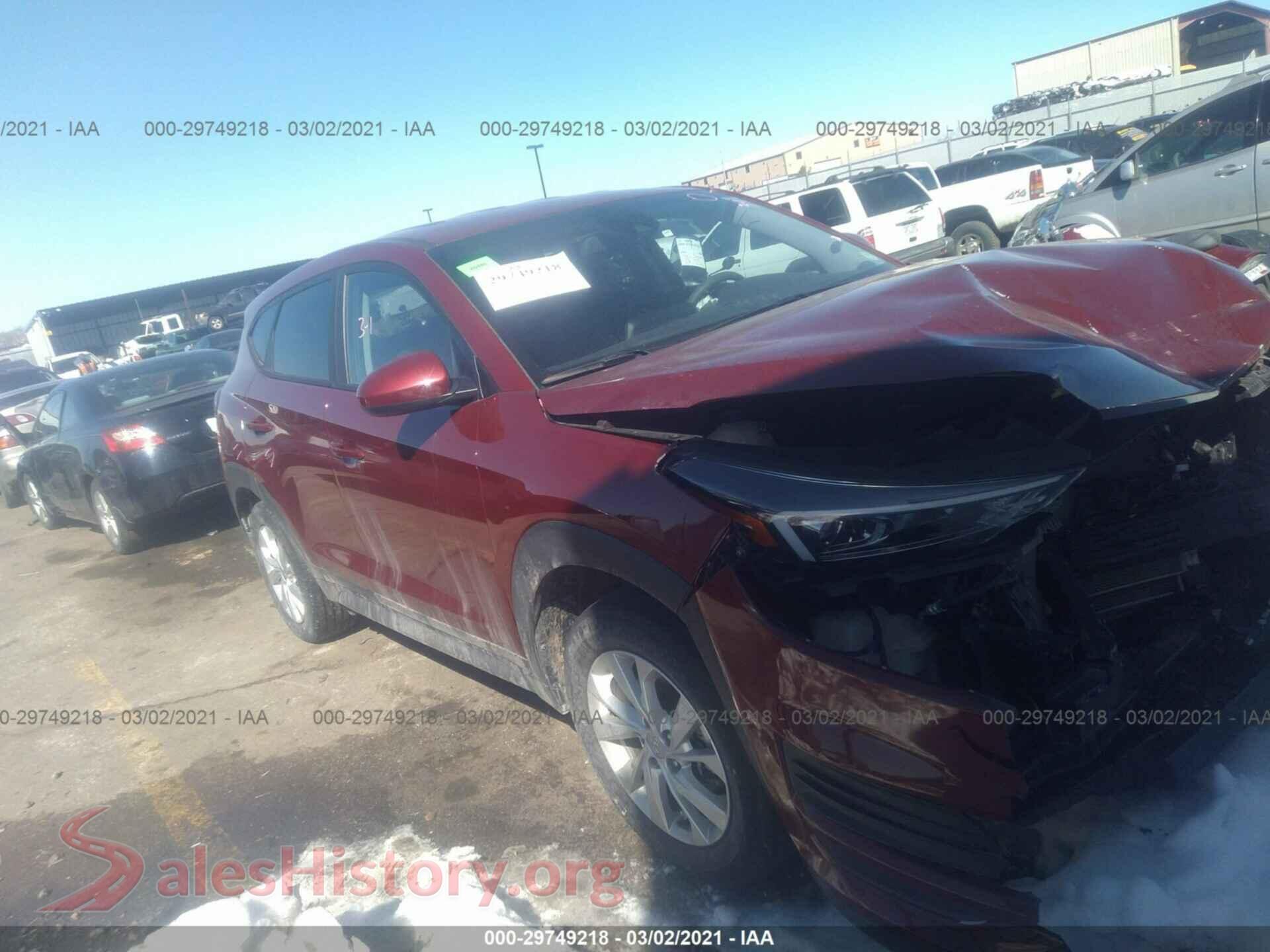 2019 HYUNDAI TUCSON VIN KM8J2CA4XKU063907, auction photo