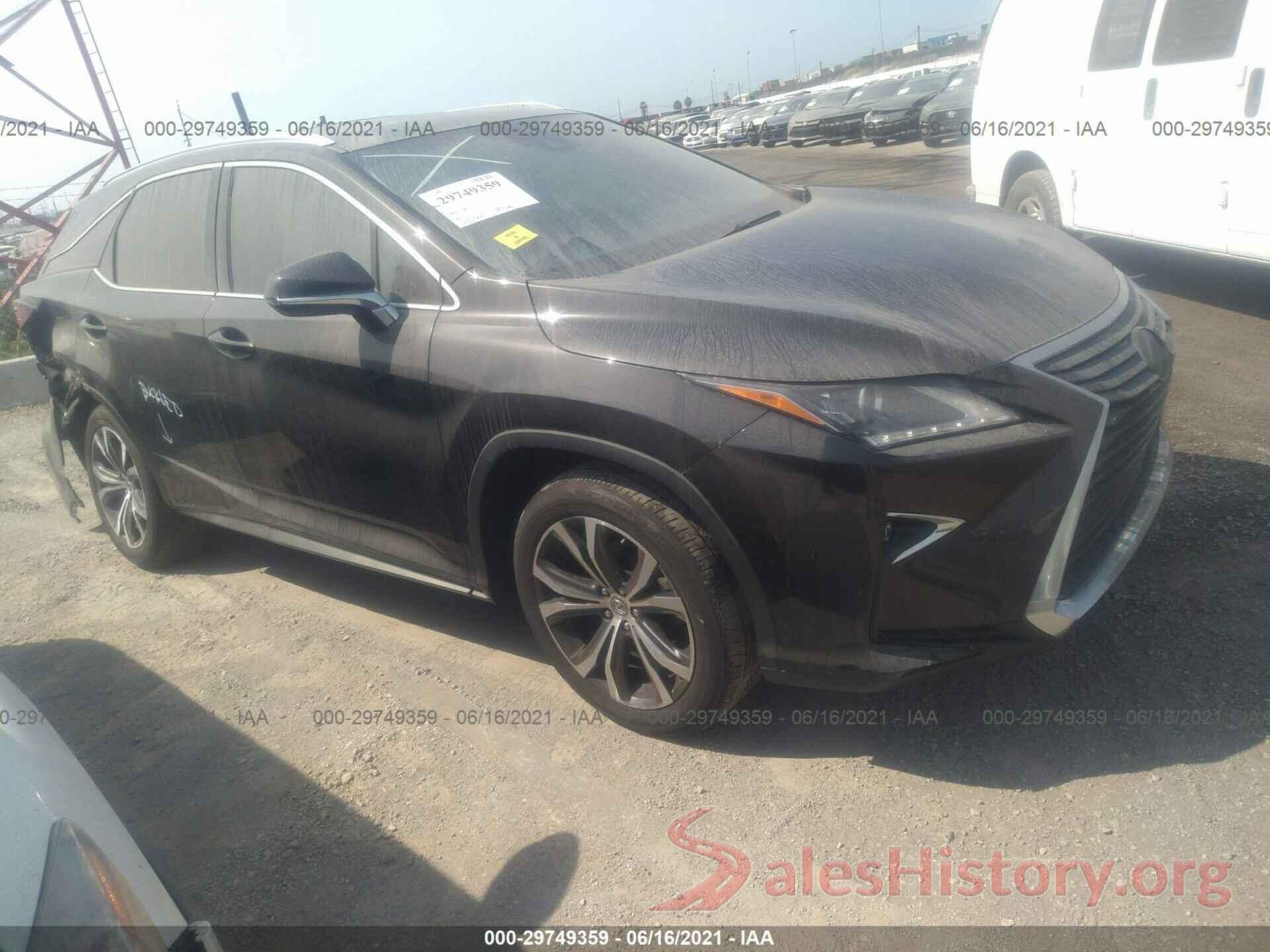 2T2ZZMCA1HC060858 2017 LEXUS RX