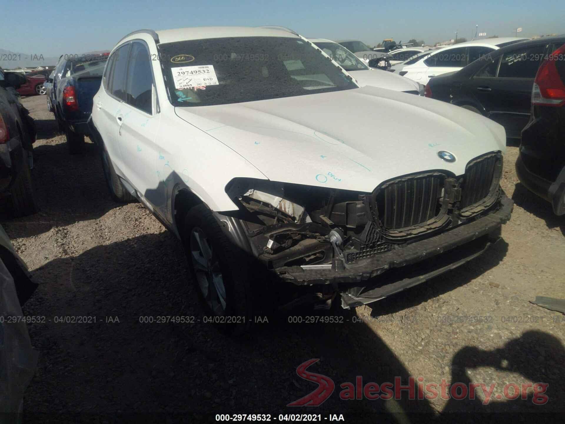 5UXTY3C0XLLU72081 2020 BMW X3