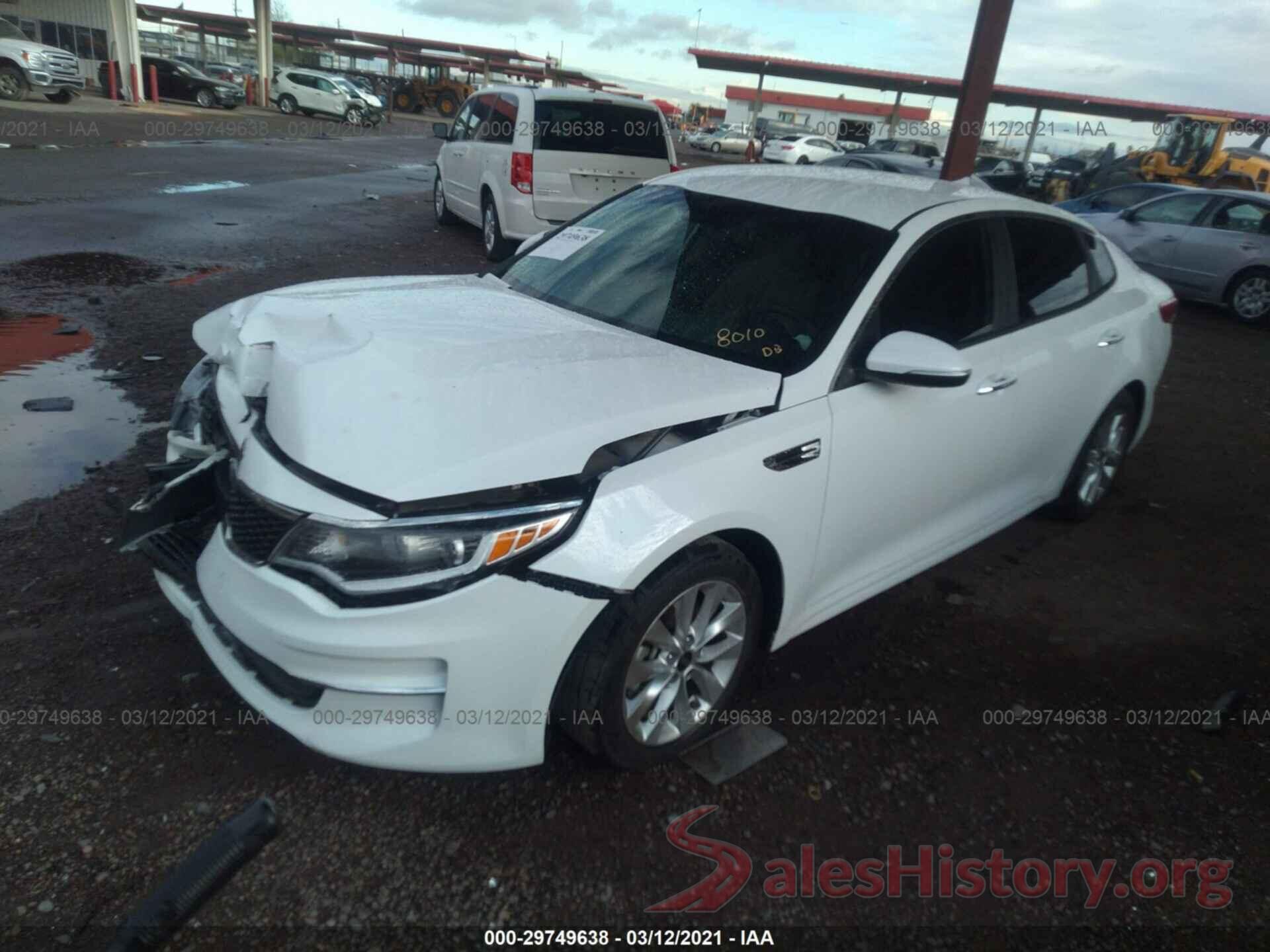 5XXGT4L3XJG268010 2018 KIA OPTIMA