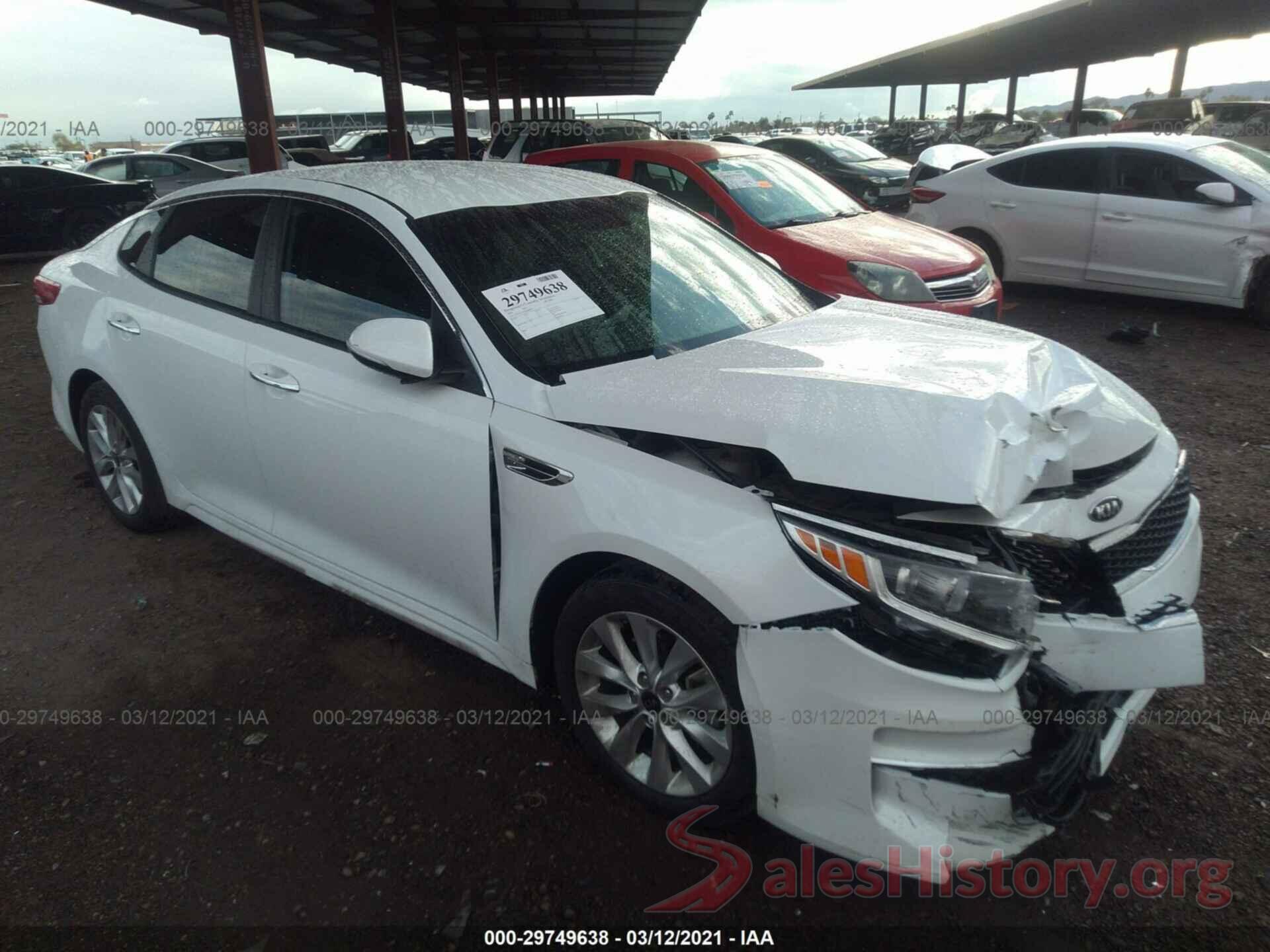 5XXGT4L3XJG268010 2018 KIA OPTIMA