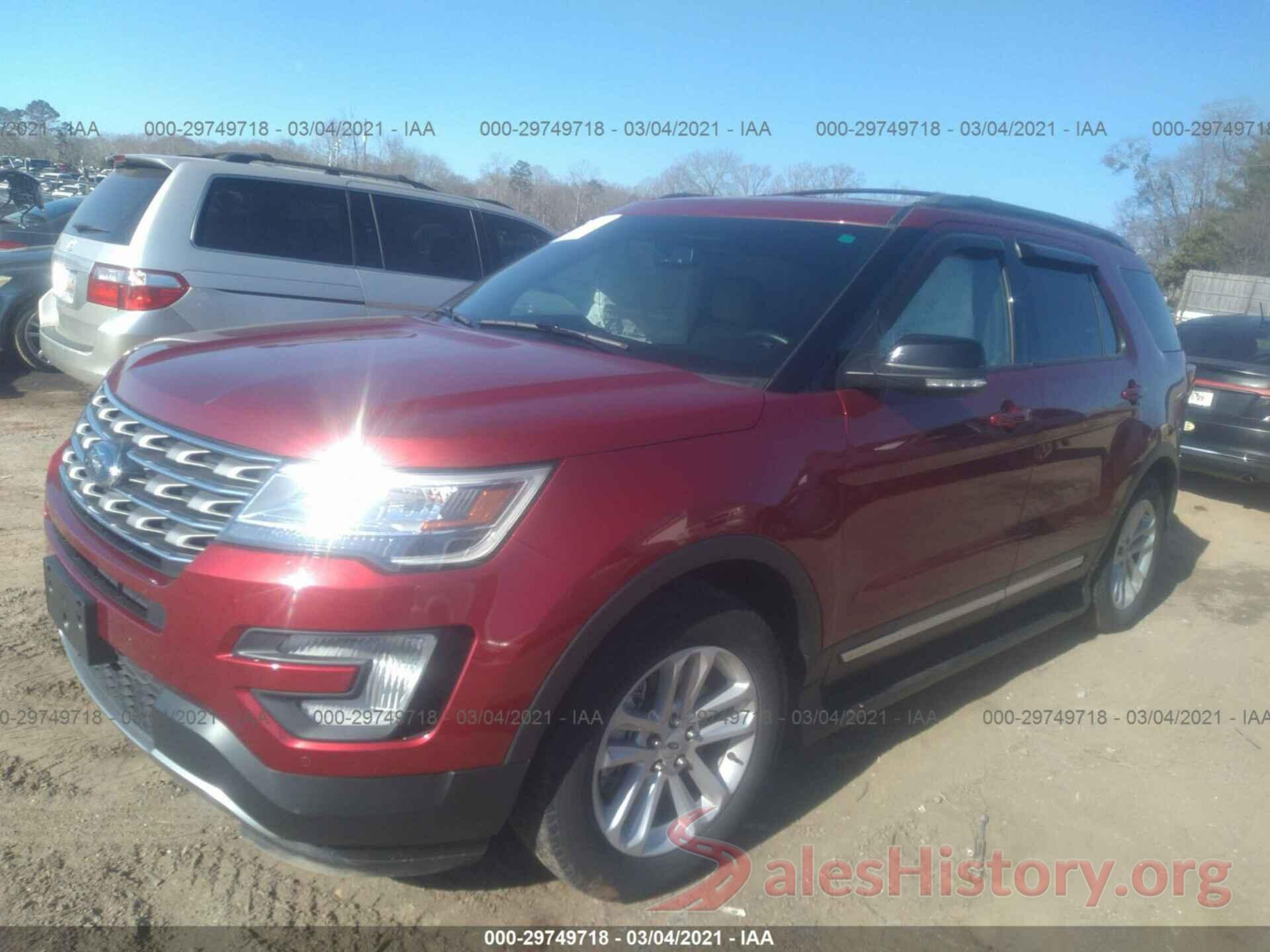 1FM5K7D82GGC64214 2016 FORD EXPLORER