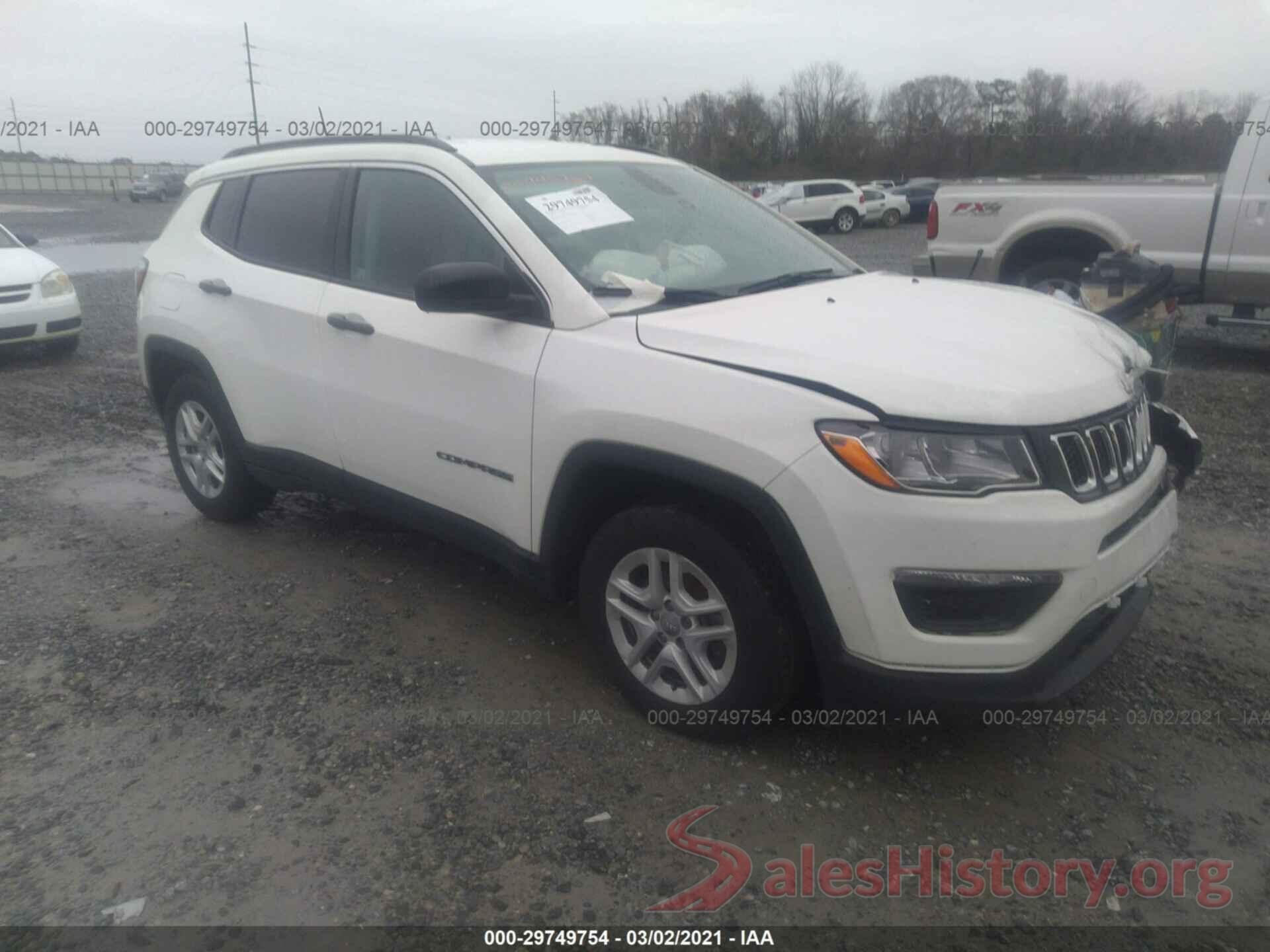 3C4NJCAB9KT834729 2019 JEEP COMPASS