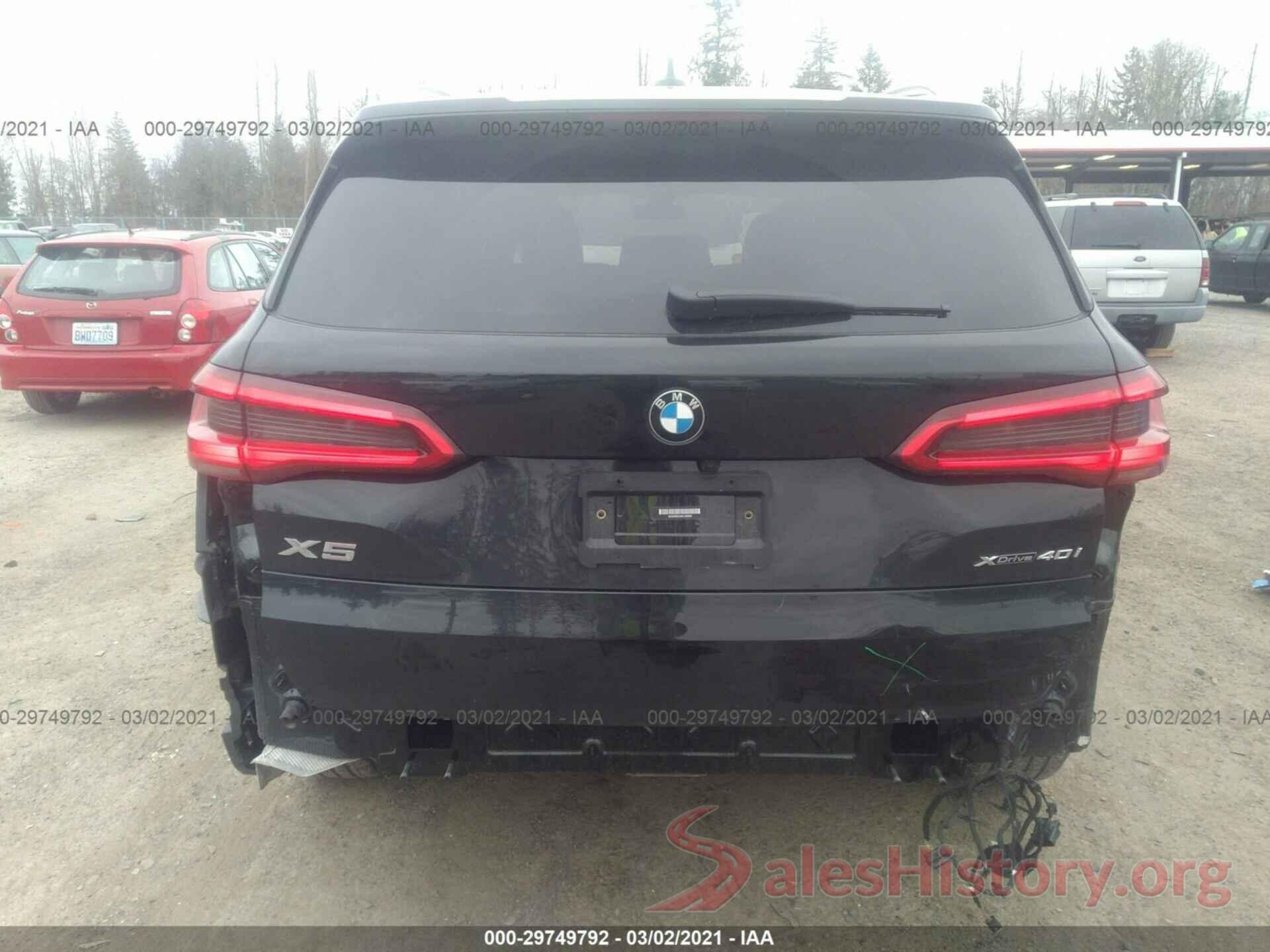 5UXCR6C54KLL40409 2019 BMW X5