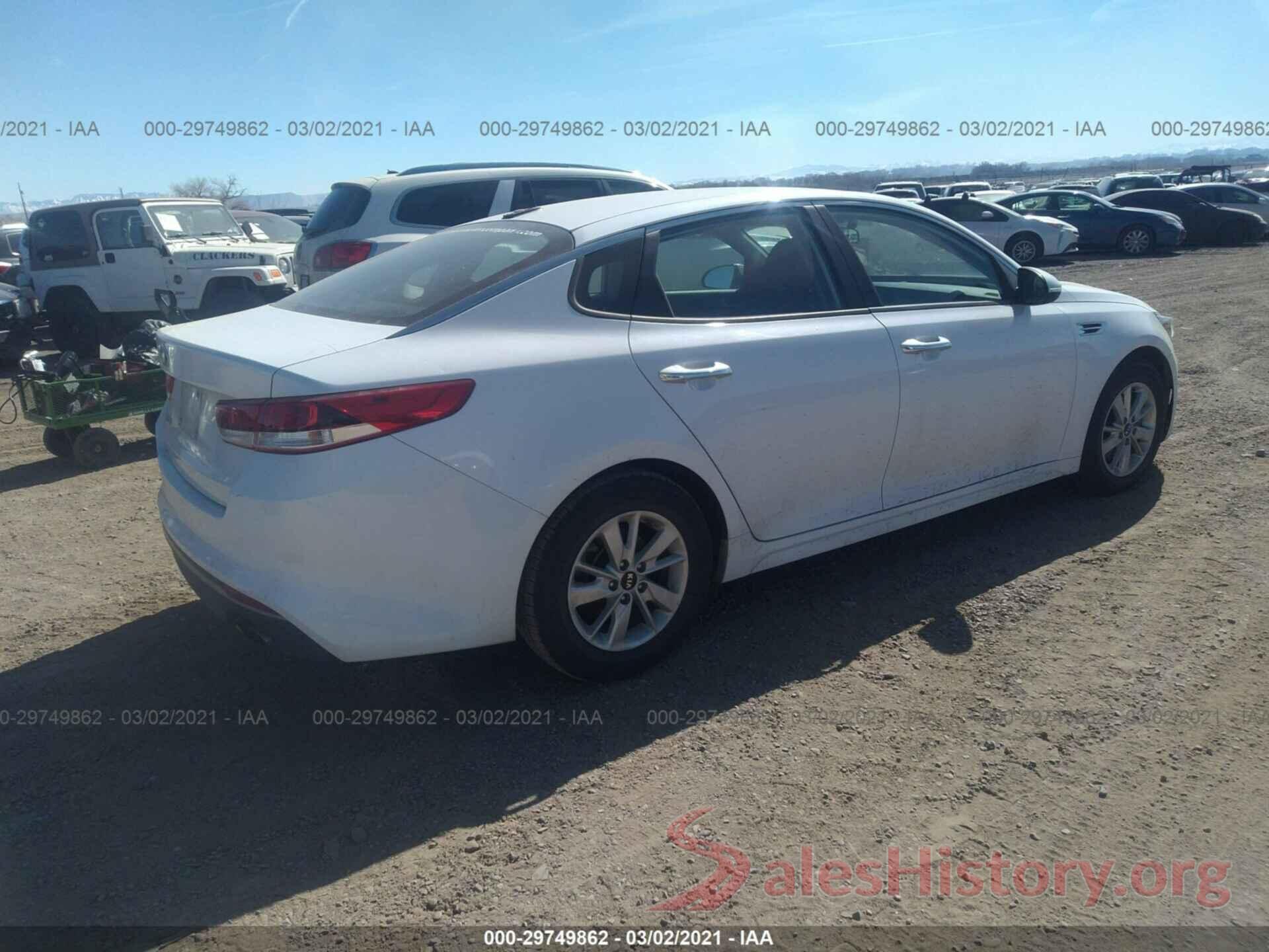 5XXGT4L31GG046478 2016 KIA OPTIMA