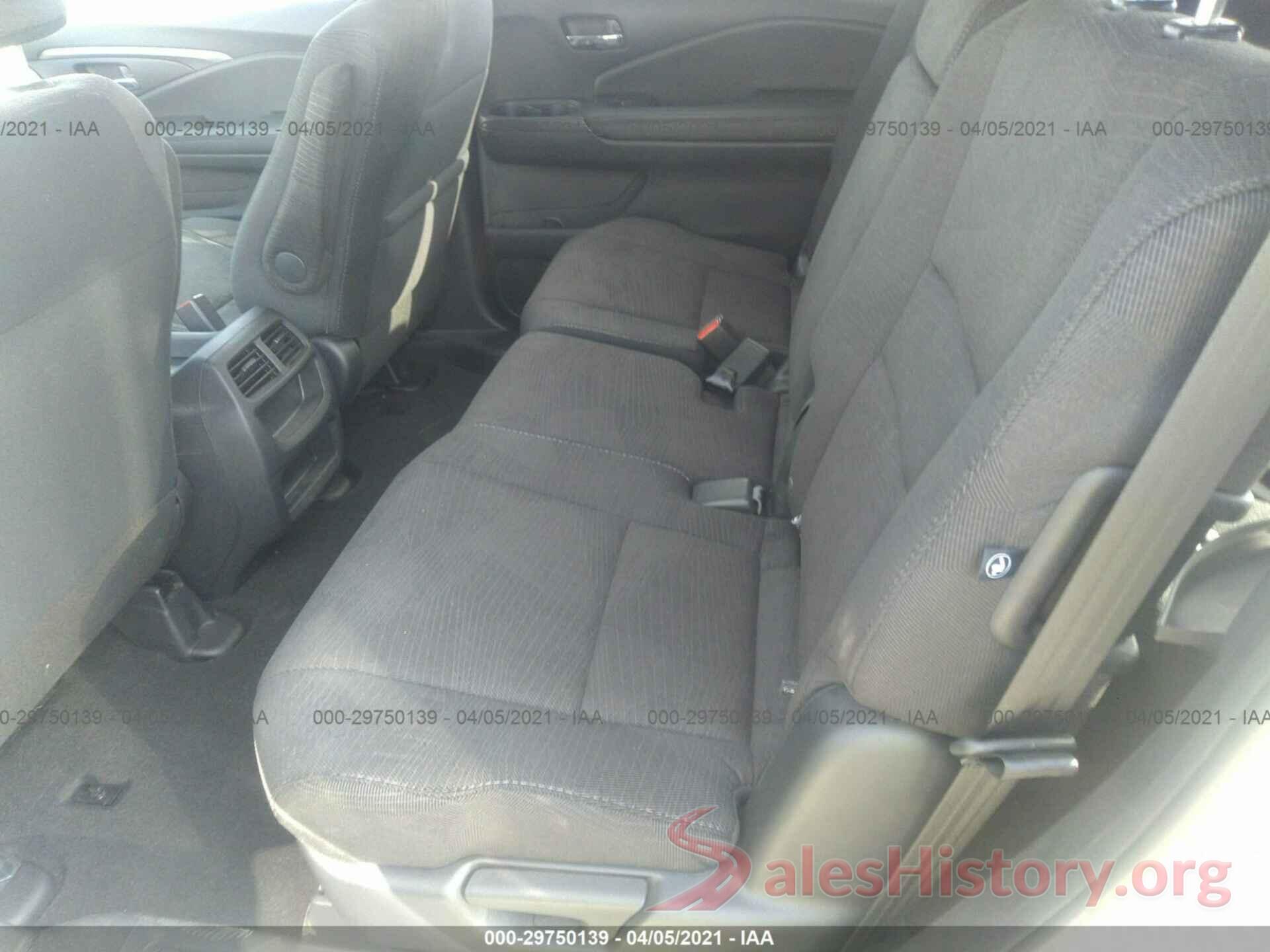 5FNYF5H10HB006521 2017 HONDA PILOT