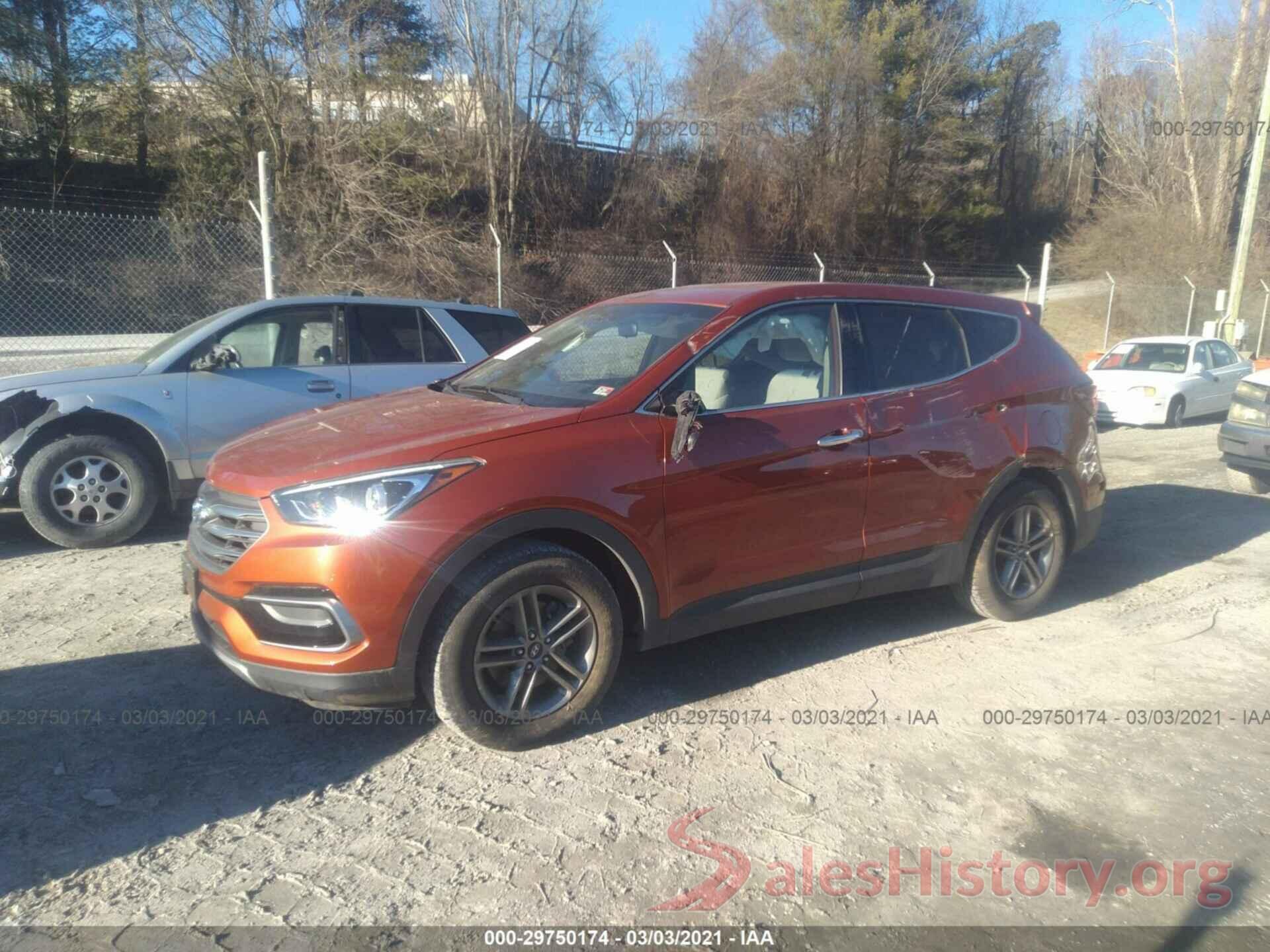 5XYZT3LB5HG396056 2017 HYUNDAI SANTA FE SPORT