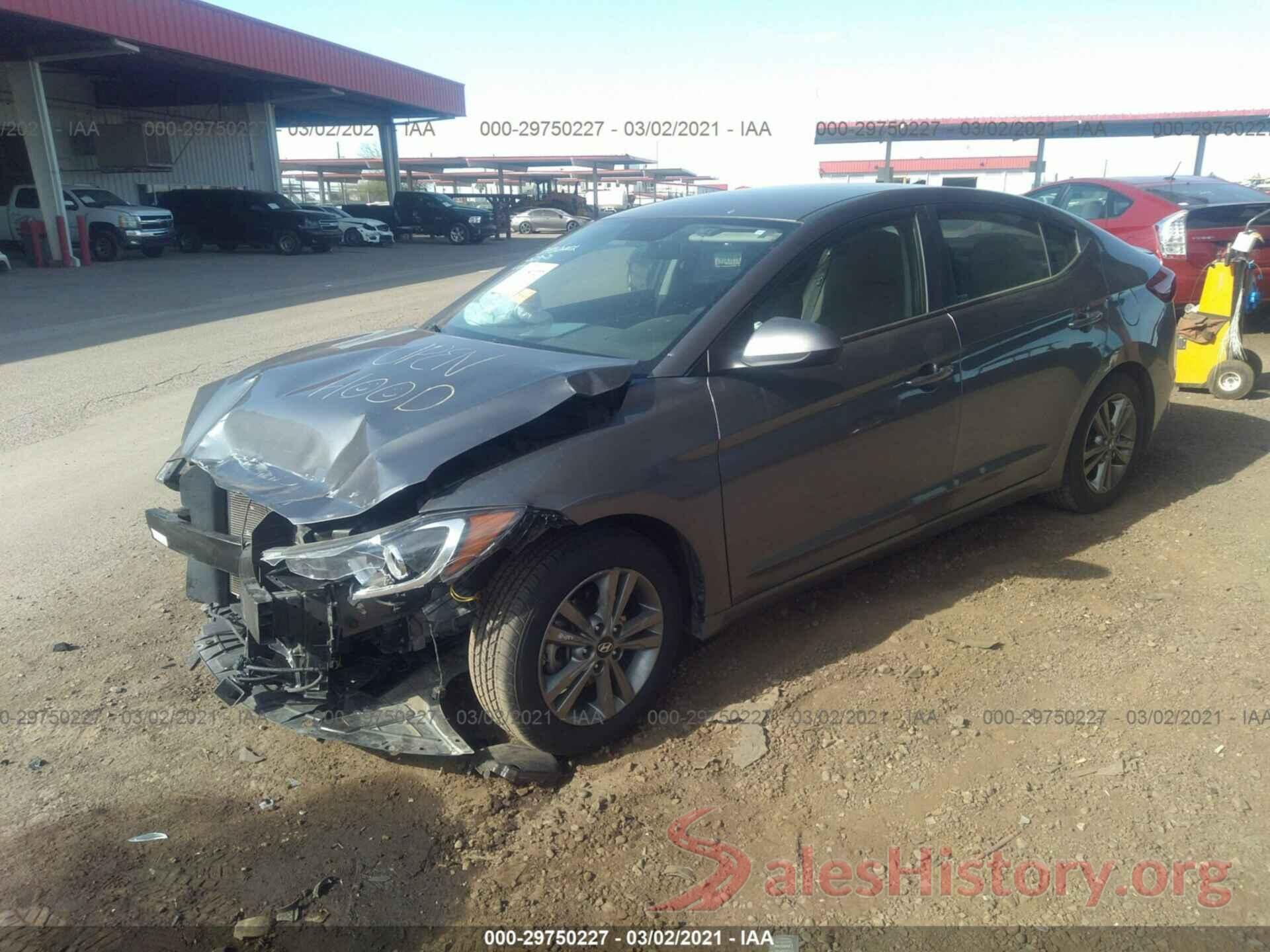 5NPD84LF3JH297156 2018 HYUNDAI ELANTRA