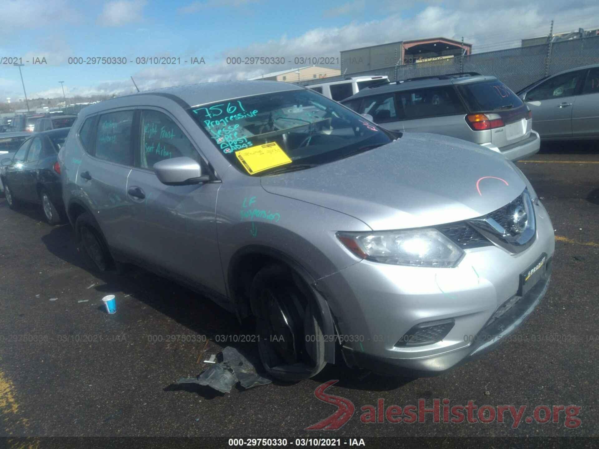 KNMAT2MV2GP662287 2016 NISSAN ROGUE