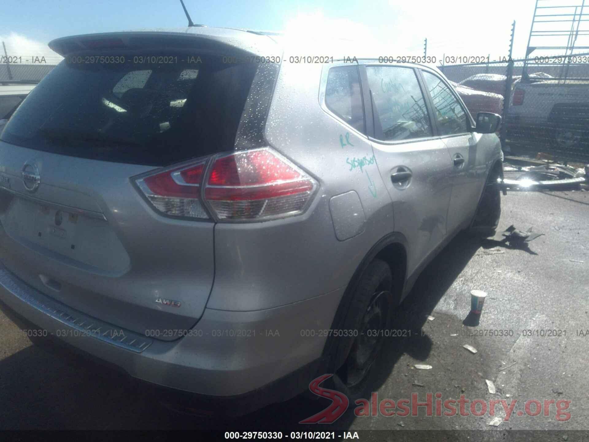 KNMAT2MV2GP662287 2016 NISSAN ROGUE