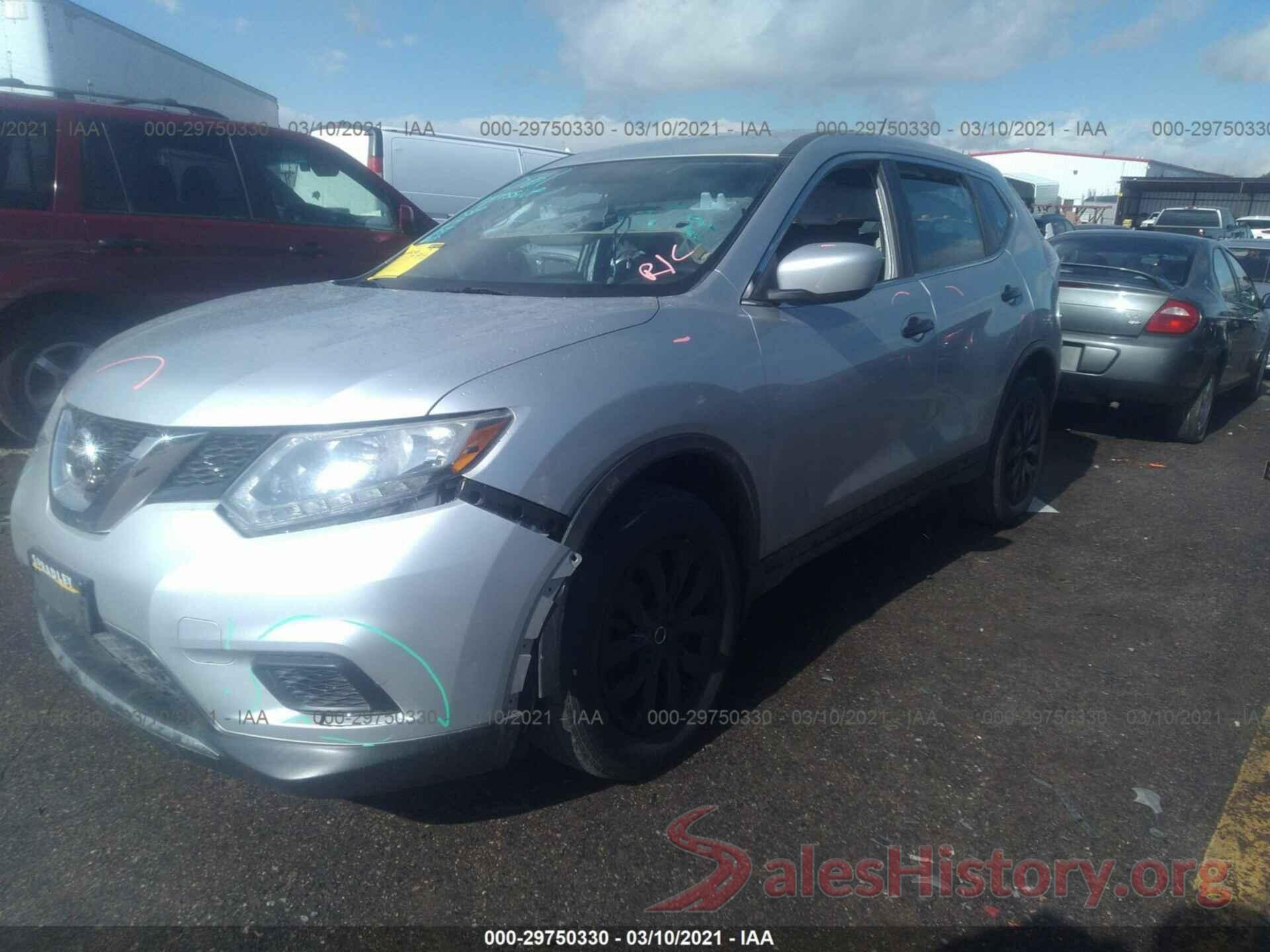 KNMAT2MV2GP662287 2016 NISSAN ROGUE