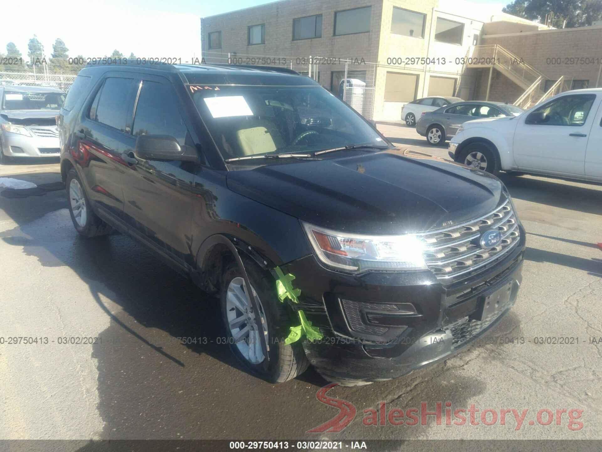 1FM5K7B80HGD43000 2017 FORD EXPLORER