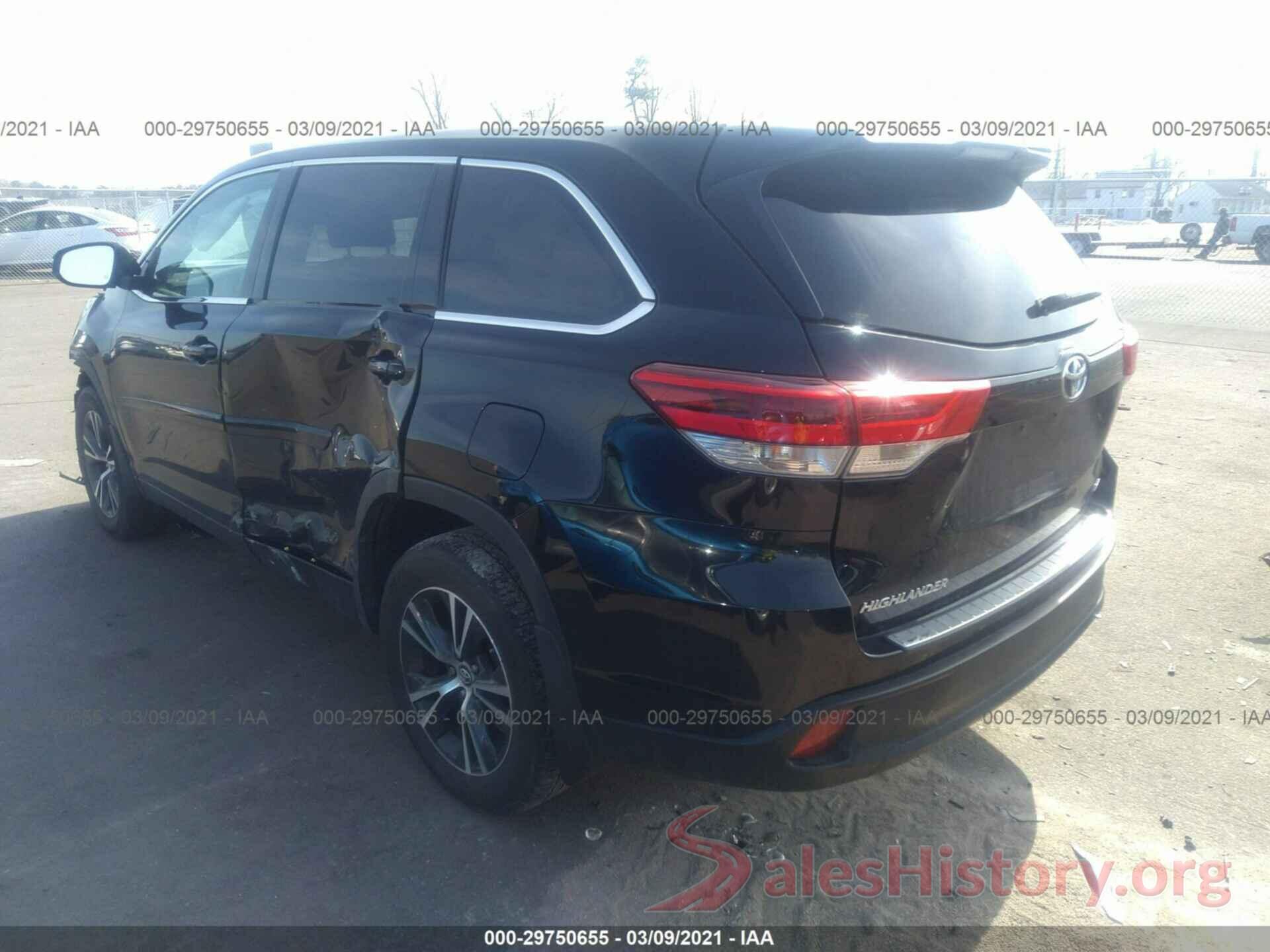 5TDBZRFH0JS911539 2018 TOYOTA HIGHLANDER