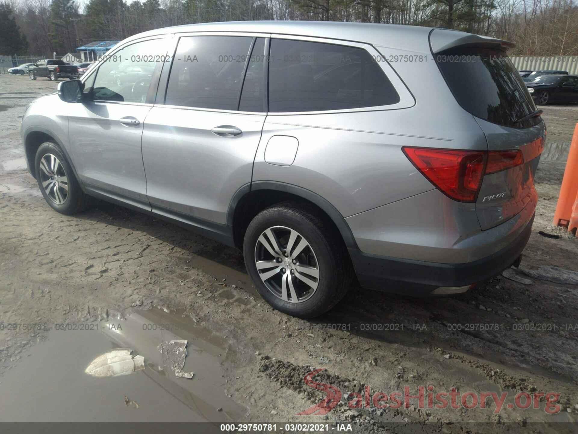 5FNYF6H52GB093782 2016 HONDA PILOT