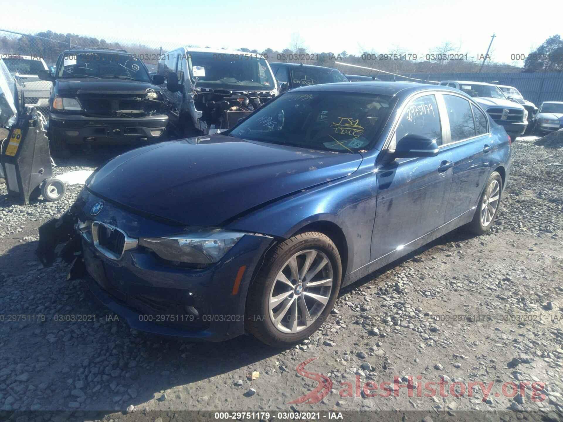 WBA8A3C3XHK692952 2017 BMW 3 SERIES