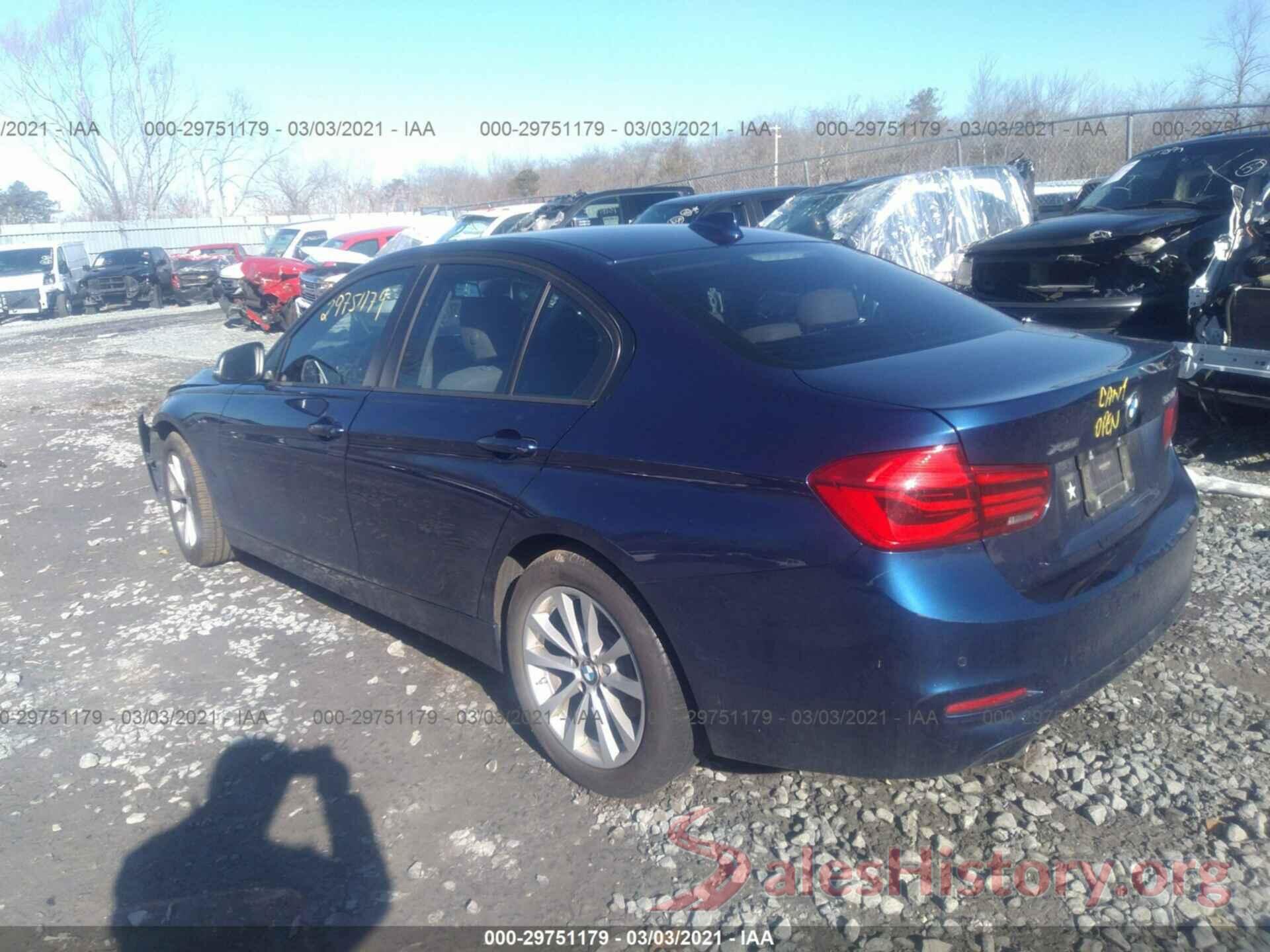 WBA8A3C3XHK692952 2017 BMW 3 SERIES