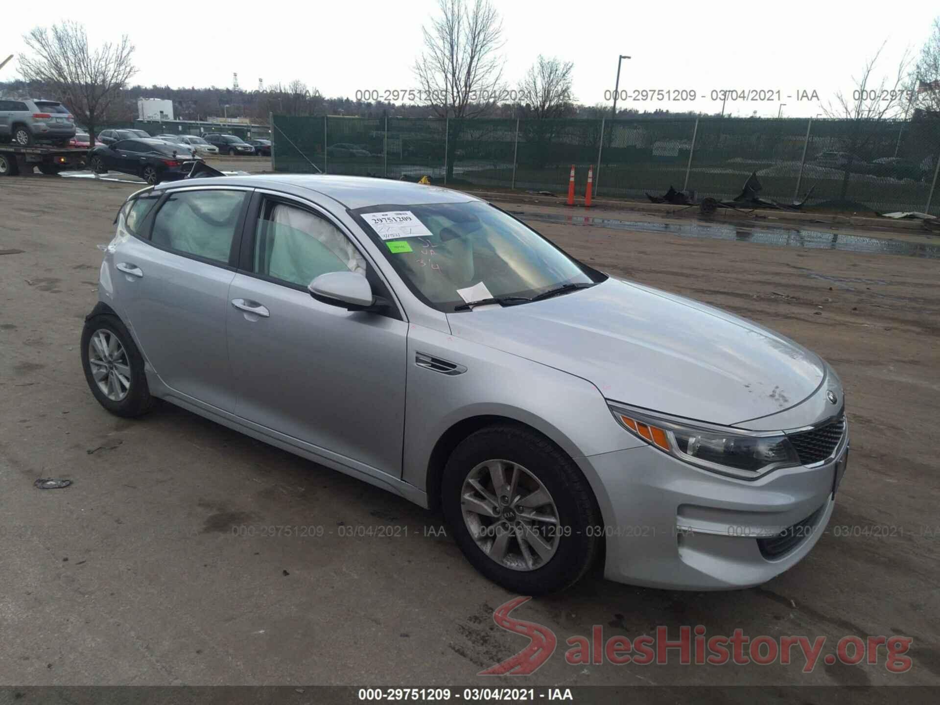 KNAGT4L37G5109116 2016 KIA OPTIMA