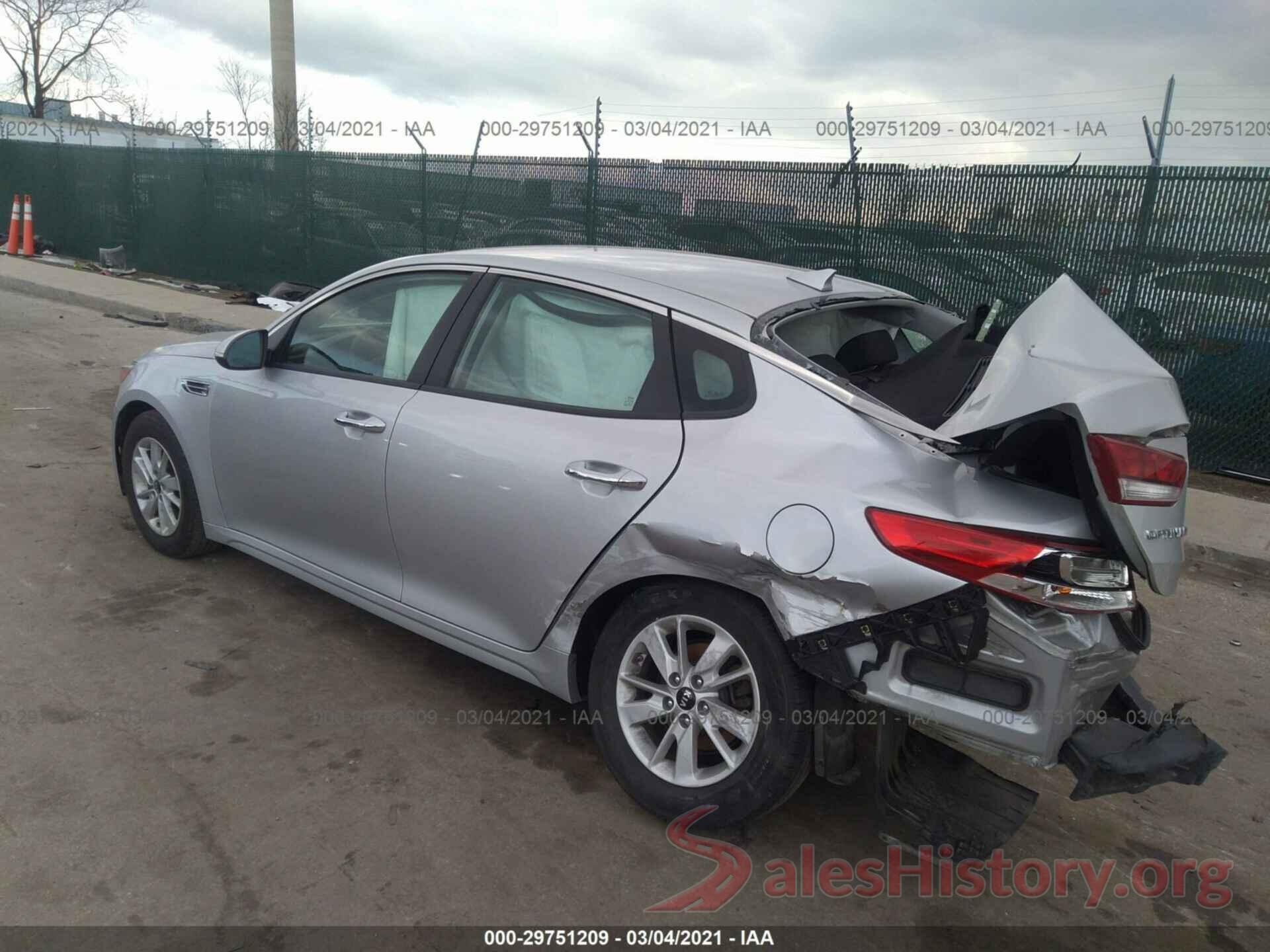 KNAGT4L37G5109116 2016 KIA OPTIMA