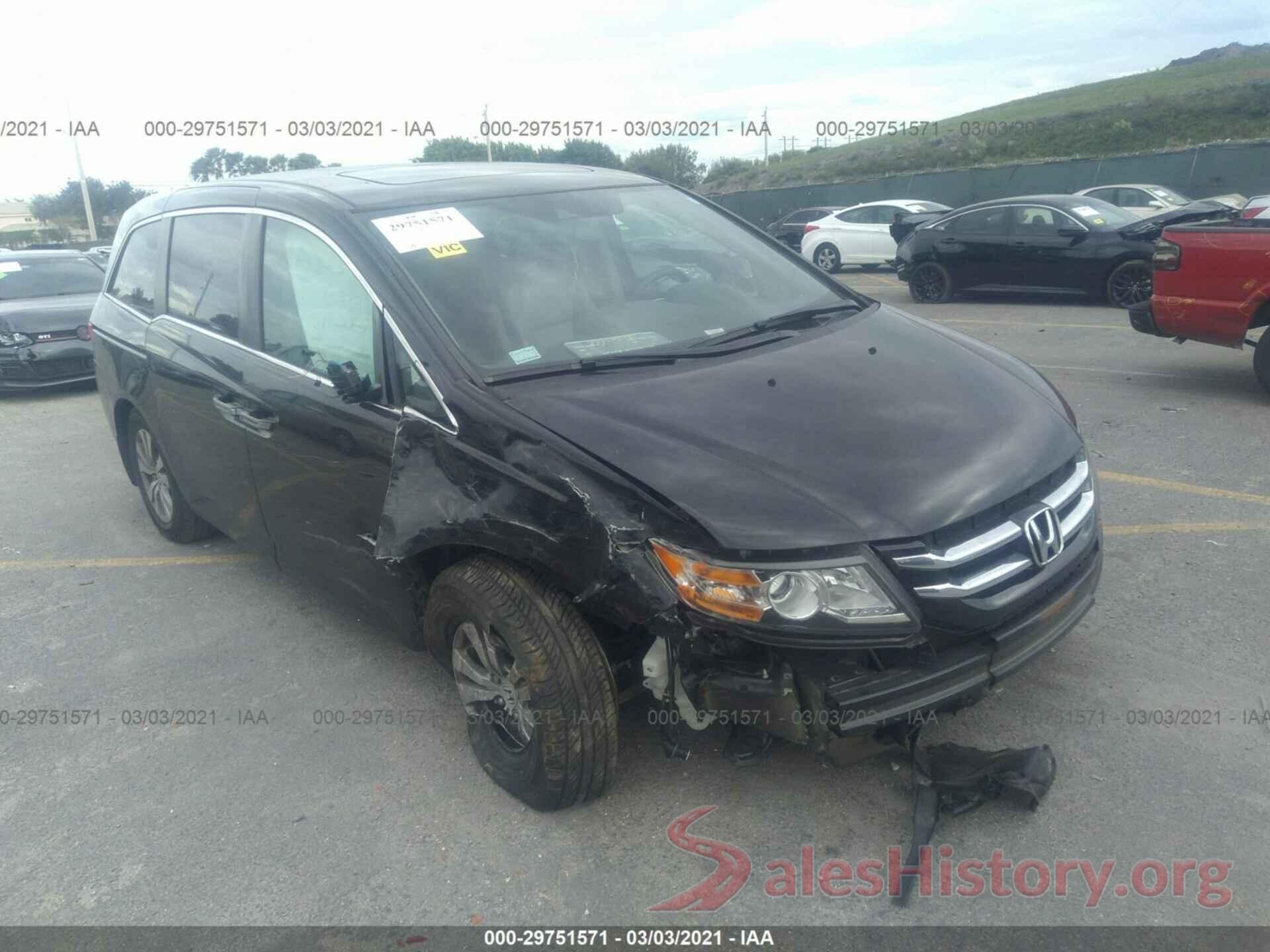 5FNRL5H69HB011001 2017 HONDA ODYSSEY