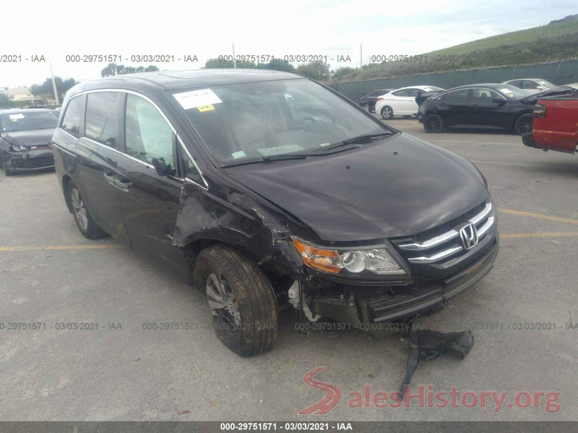 5FNRL5H69HB011001 2017 HONDA ODYSSEY