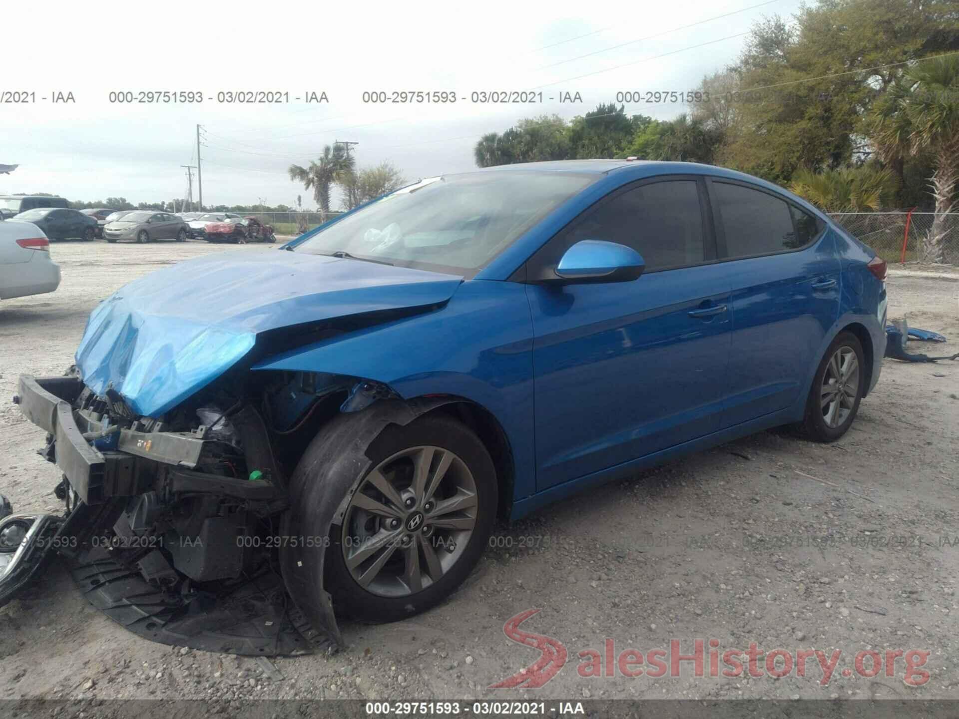 KMHD84LF3HU424645 2017 HYUNDAI ELANTRA