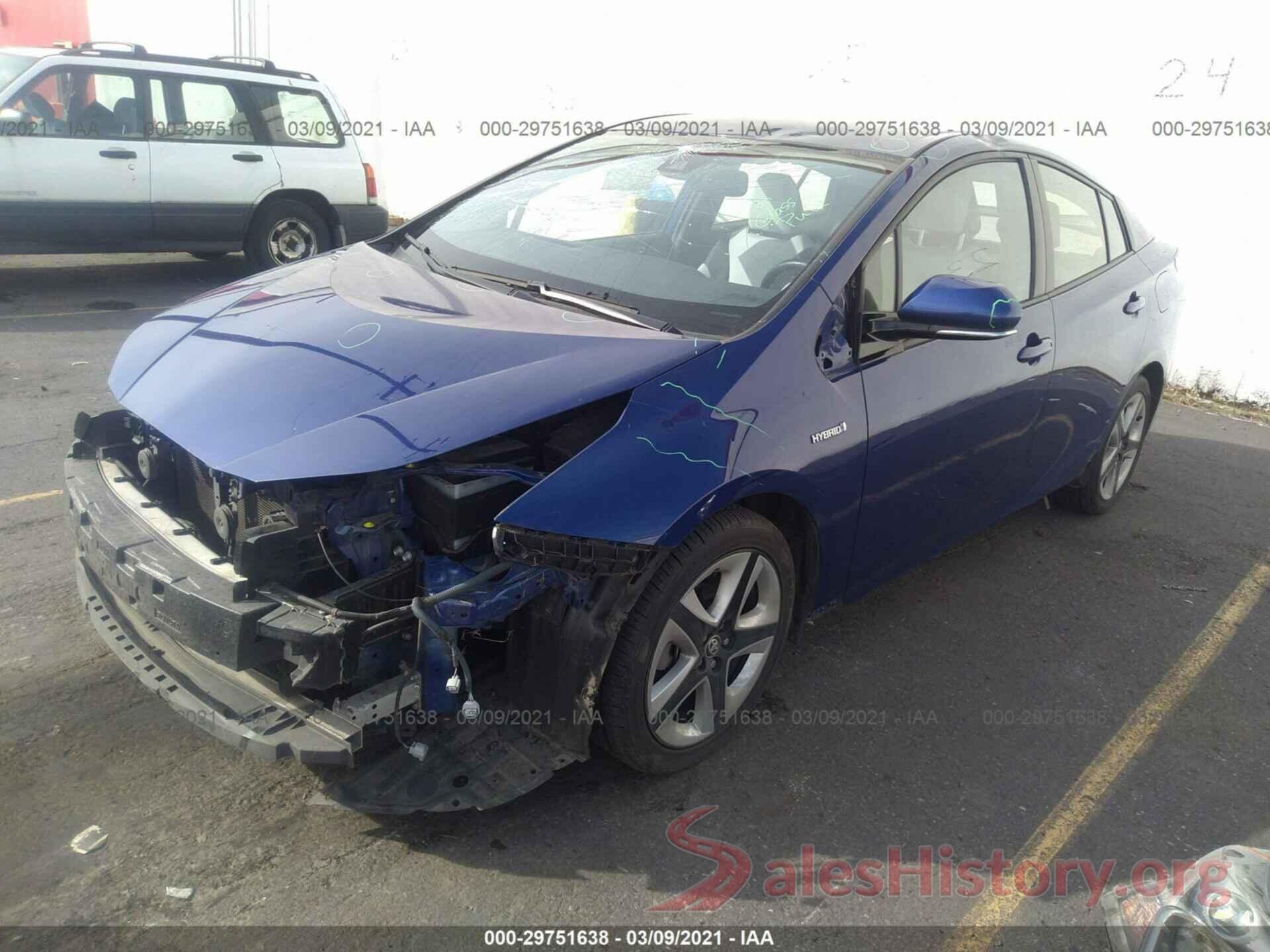 JTDKARFU1G3527347 2016 TOYOTA PRIUS