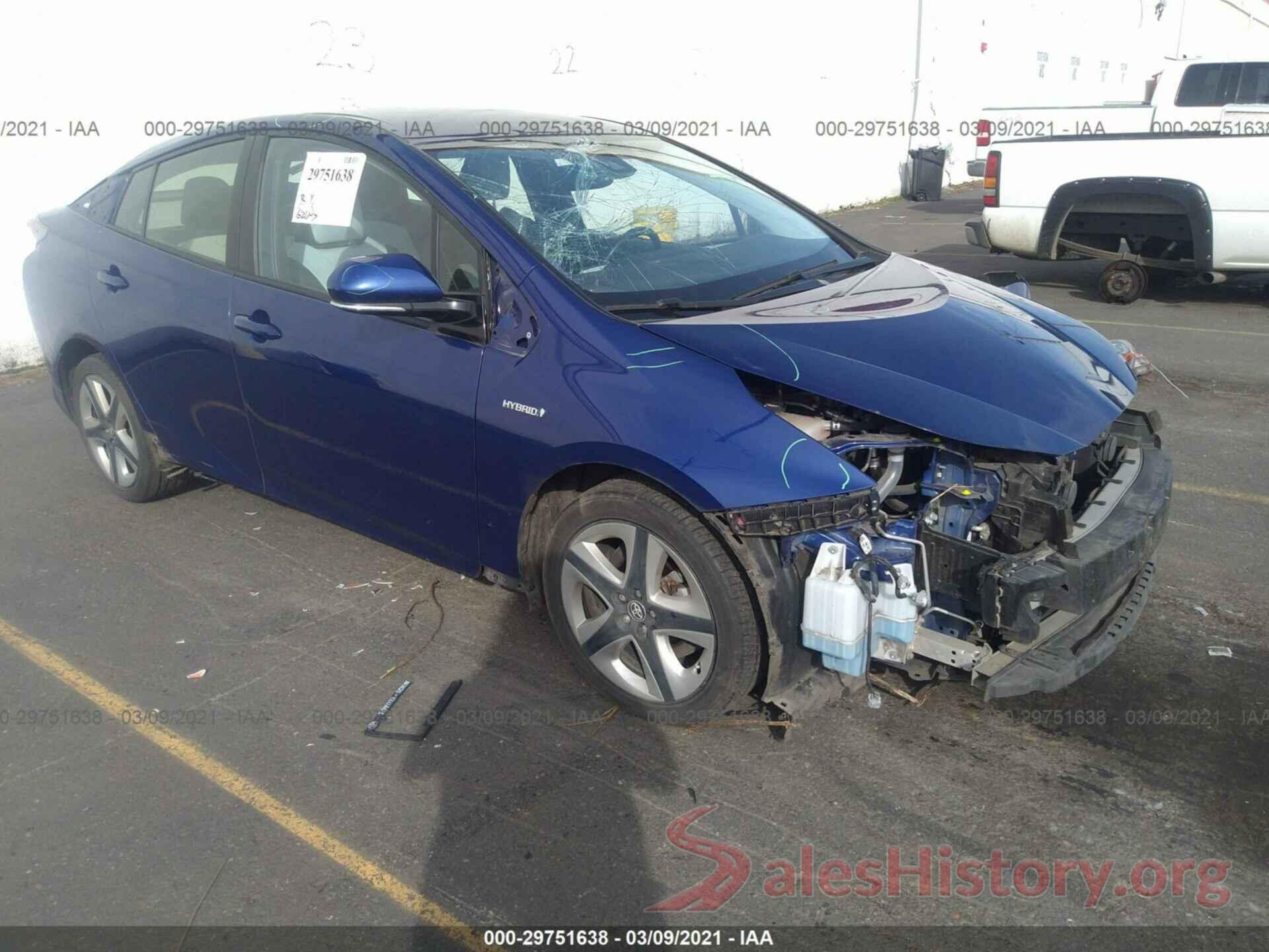 JTDKARFU1G3527347 2016 TOYOTA PRIUS