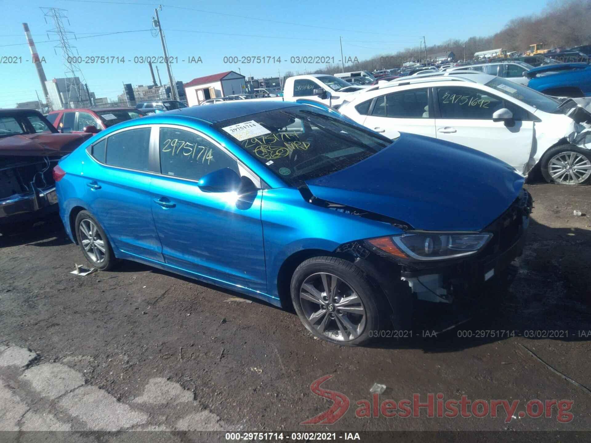 5NPD84LF1JH223816 2018 HYUNDAI ELANTRA