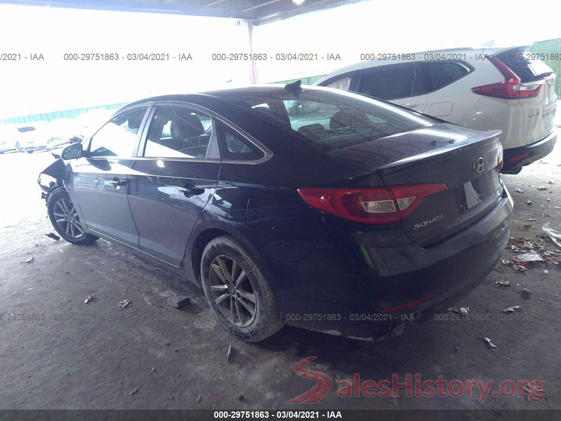 5NPE24AF1GH345478 2016 HYUNDAI SONATA