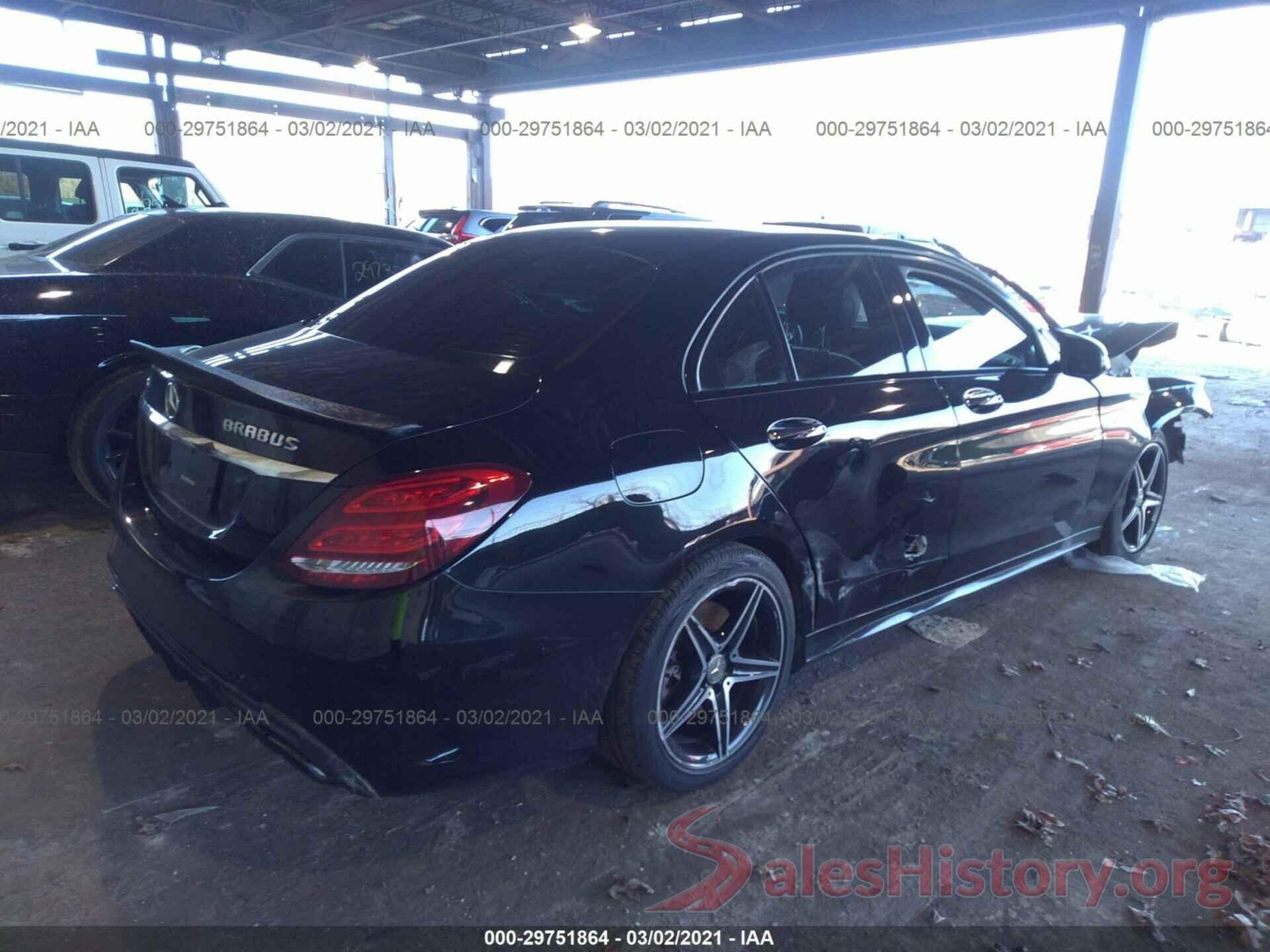 55SWF6EB8GU122802 2016 MERCEDES-BENZ C-CLASS