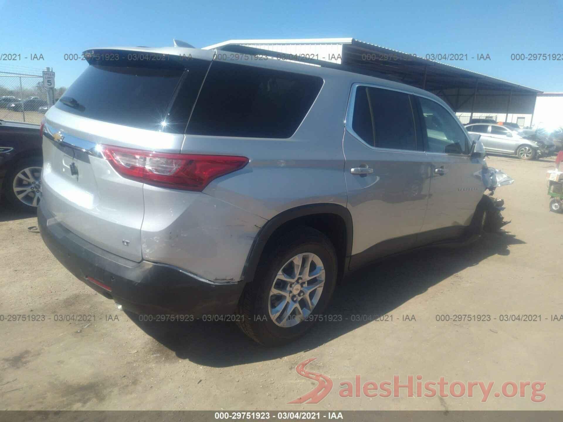 1GNERGKW8LJ296848 2020 CHEVROLET TRAVERSE