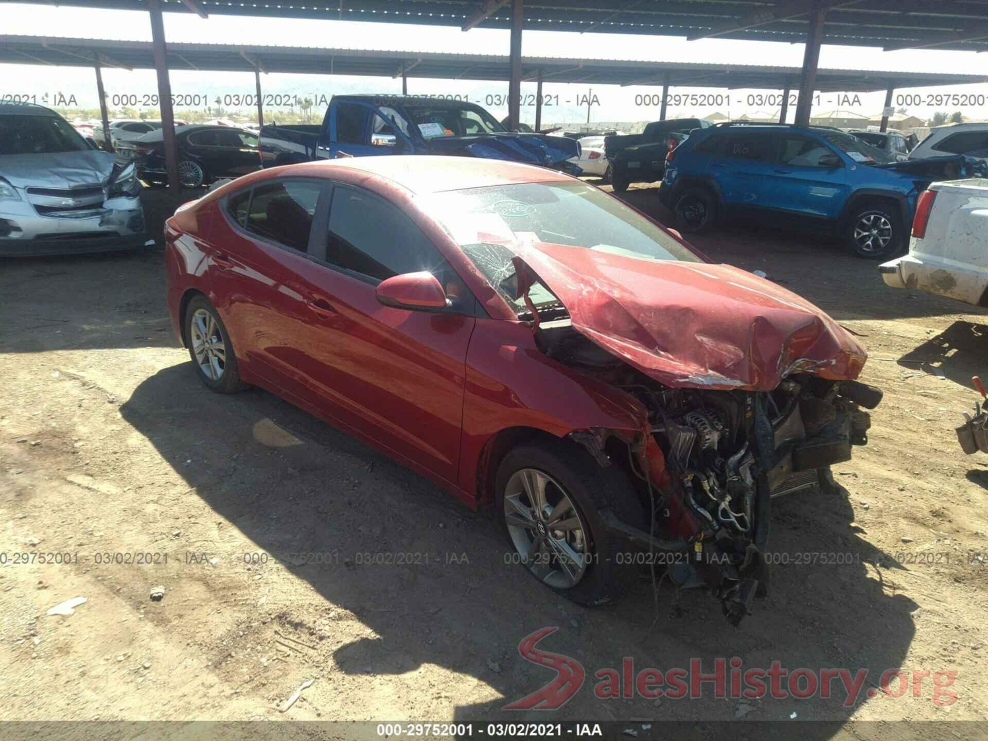 KMHD84LF6HU370371 2017 HYUNDAI ELANTRA