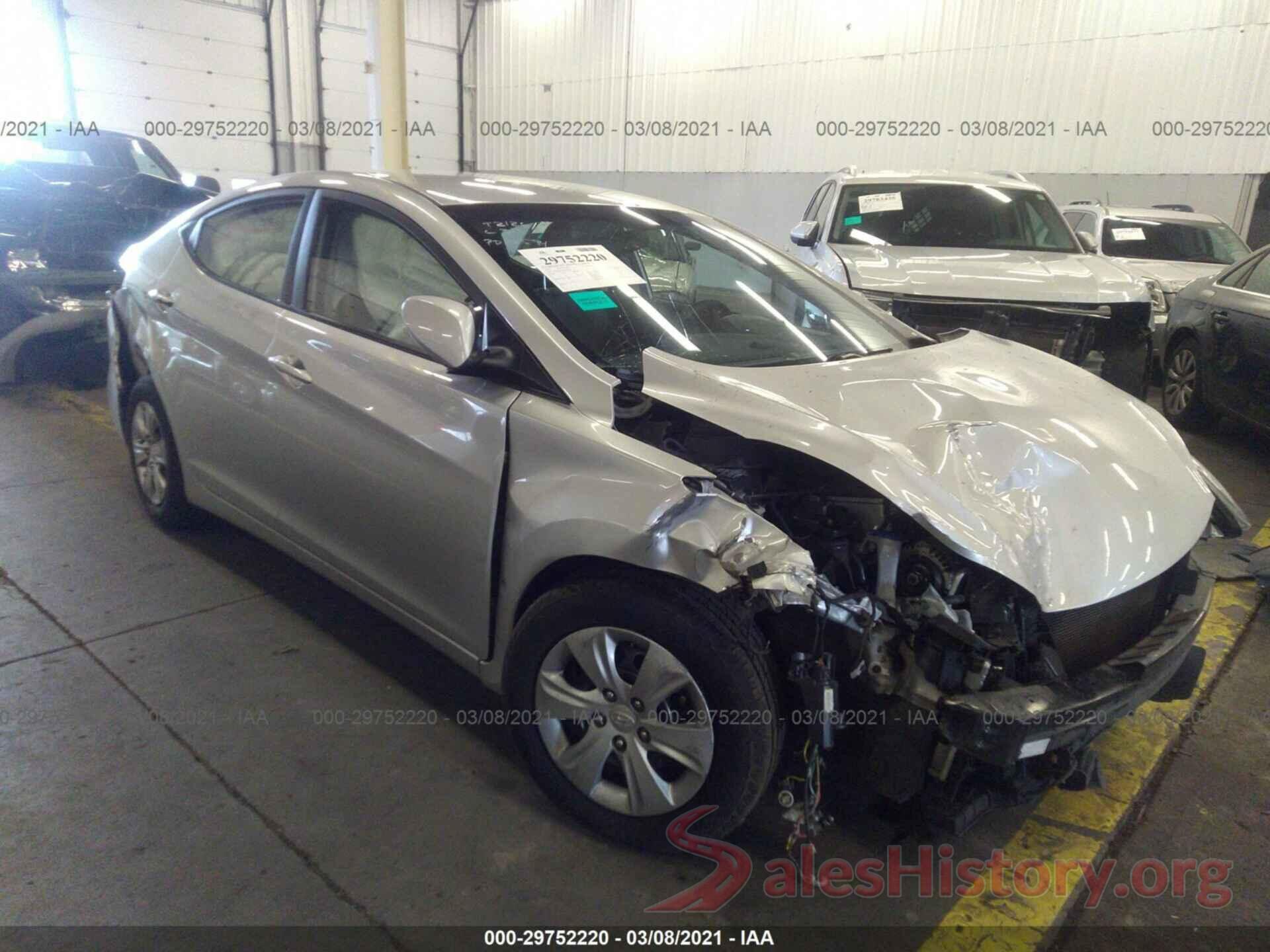 5NPDH4AE5GH755802 2016 HYUNDAI ELANTRA