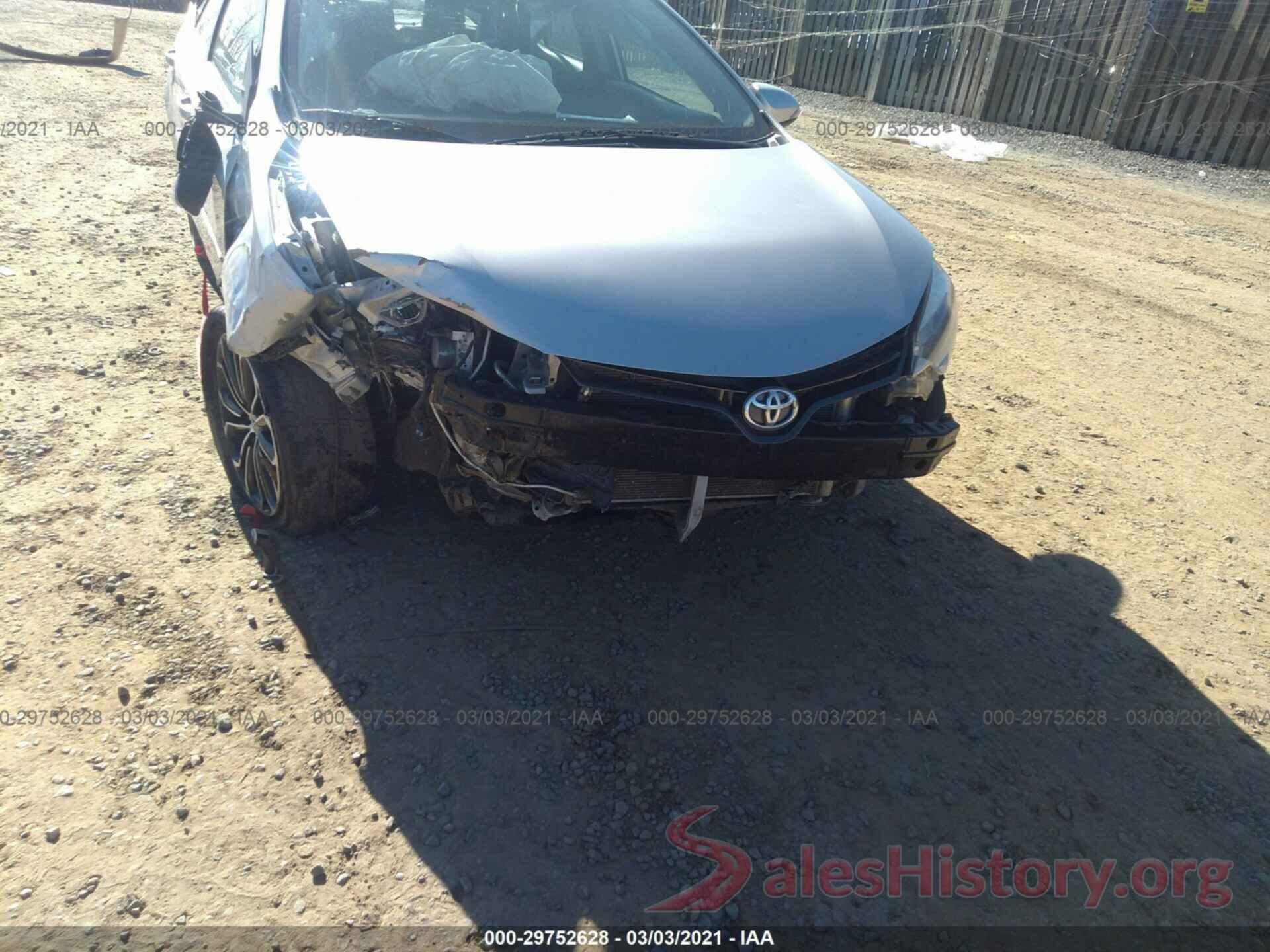 2T1BURHE2GC581809 2016 TOYOTA COROLLA