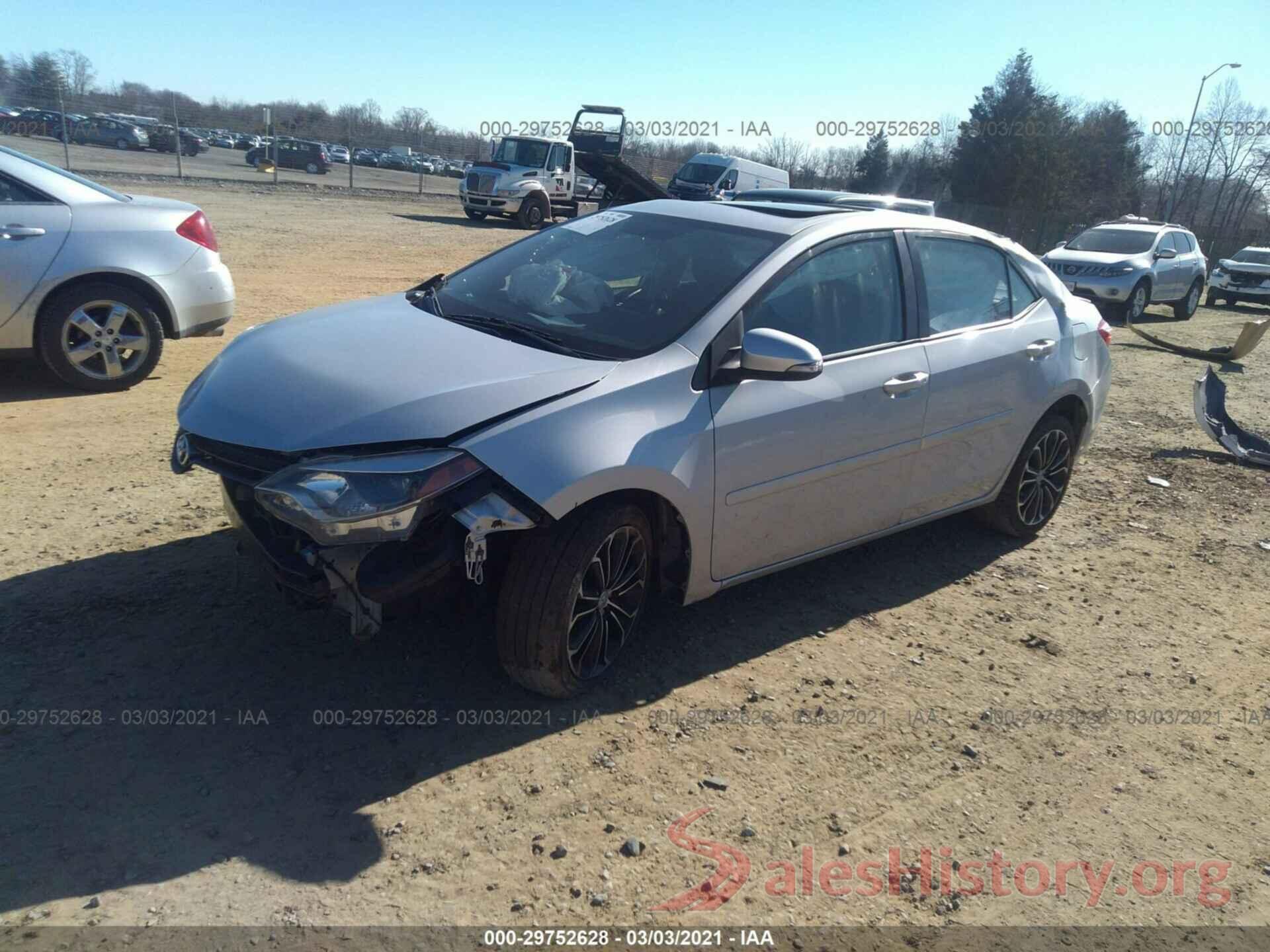 2T1BURHE2GC581809 2016 TOYOTA COROLLA