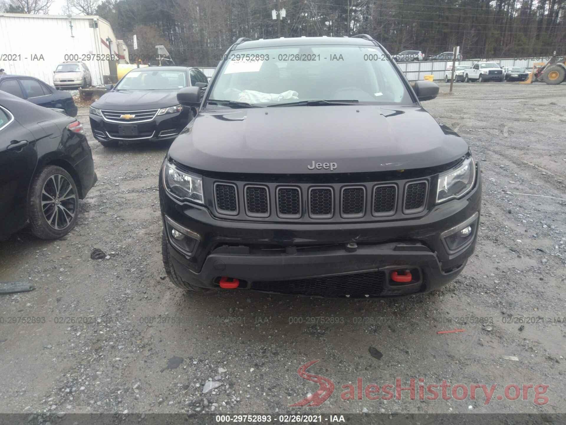 3C4NJDDB3LT233285 2020 JEEP COMPASS