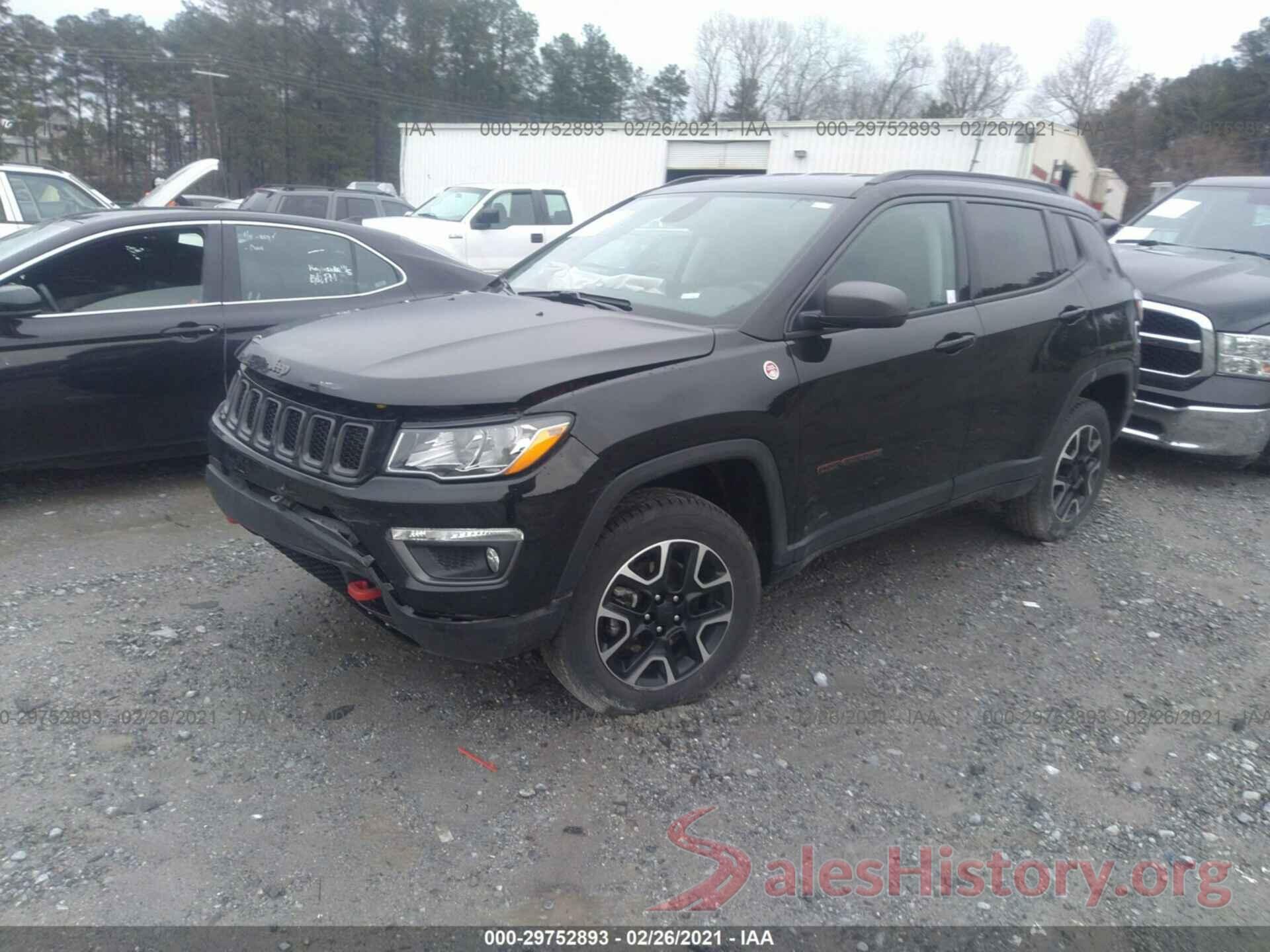 3C4NJDDB3LT233285 2020 JEEP COMPASS