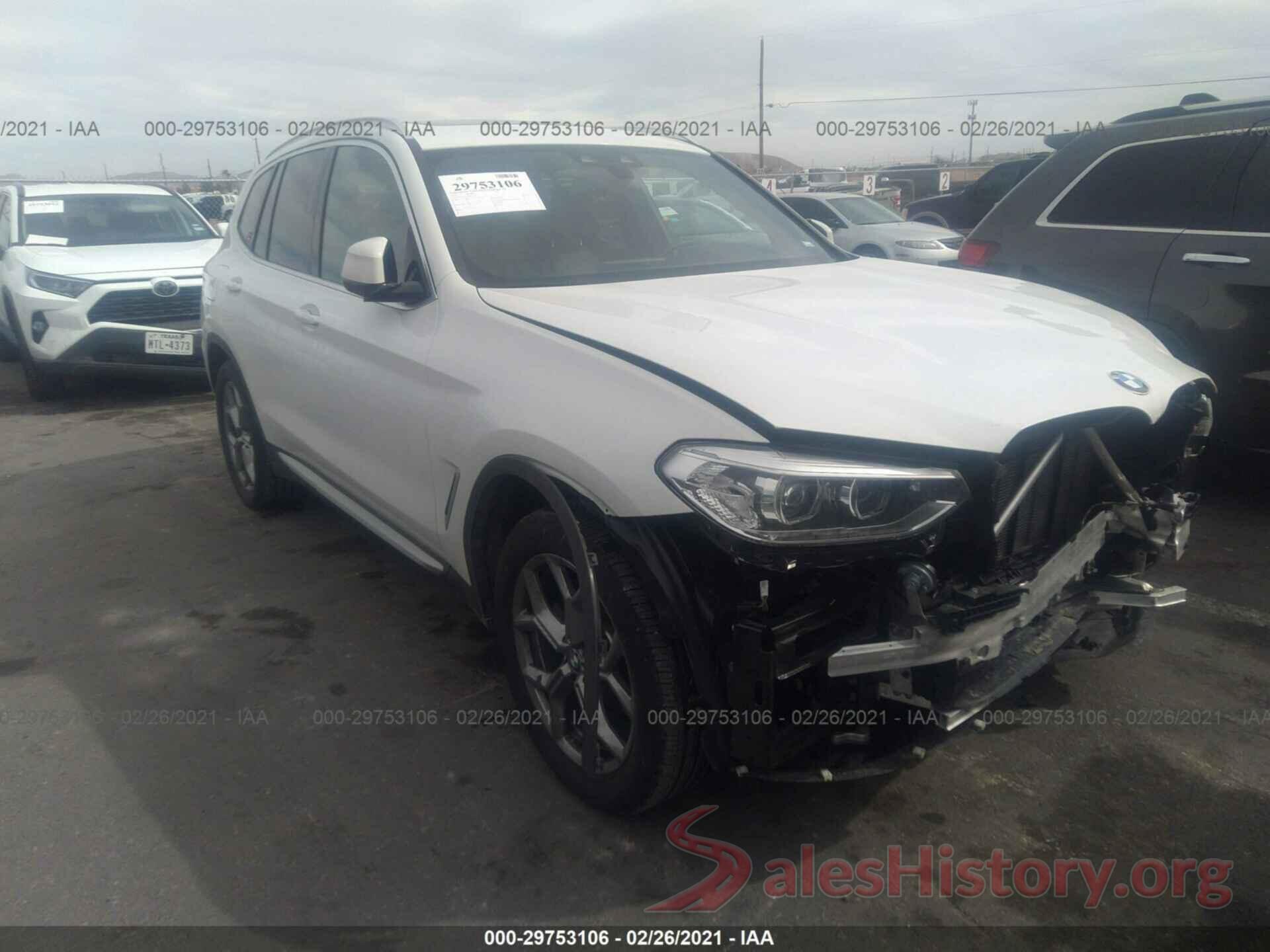 5UXTY5C01M9F12545 2021 BMW X3