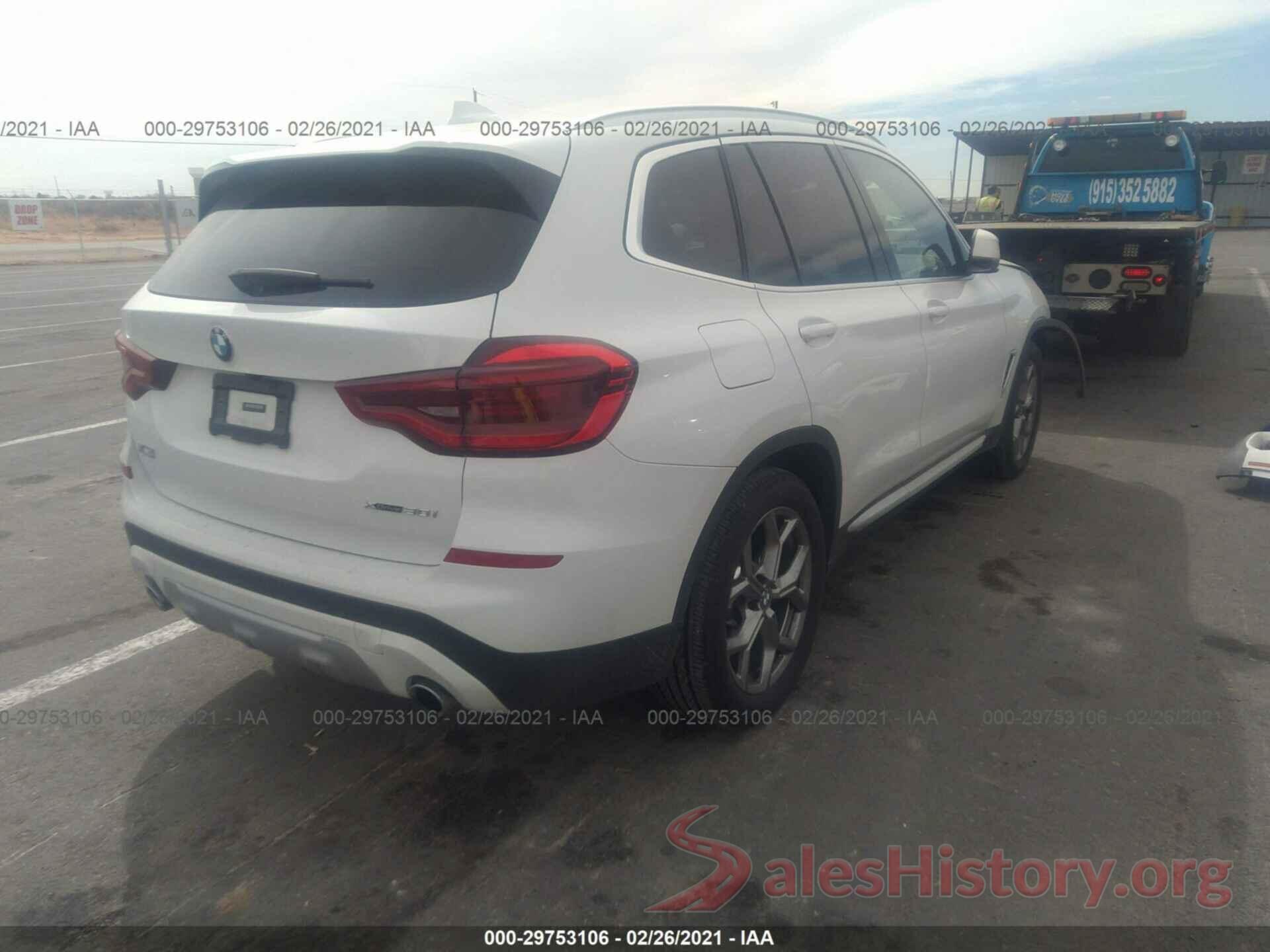 5UXTY5C01M9F12545 2021 BMW X3