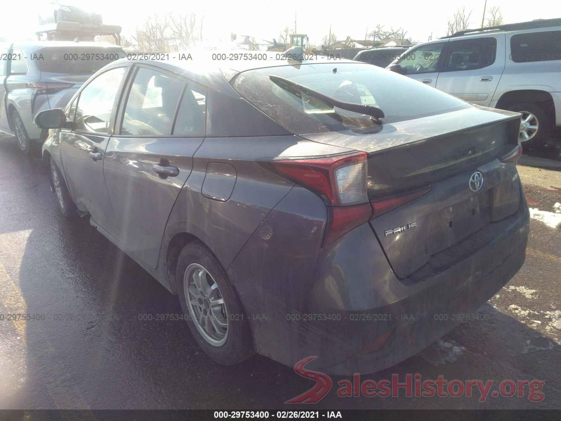 JTDKARFU8K3077995 2019 TOYOTA PRIUS