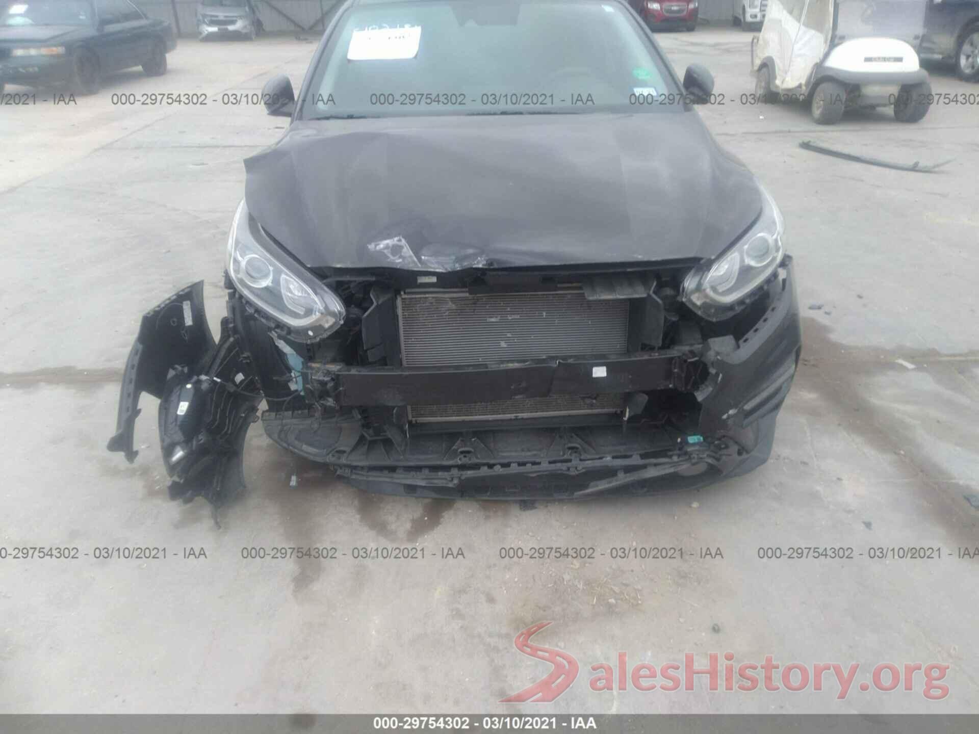 3KPF24ADXKE083721 2019 KIA FORTE